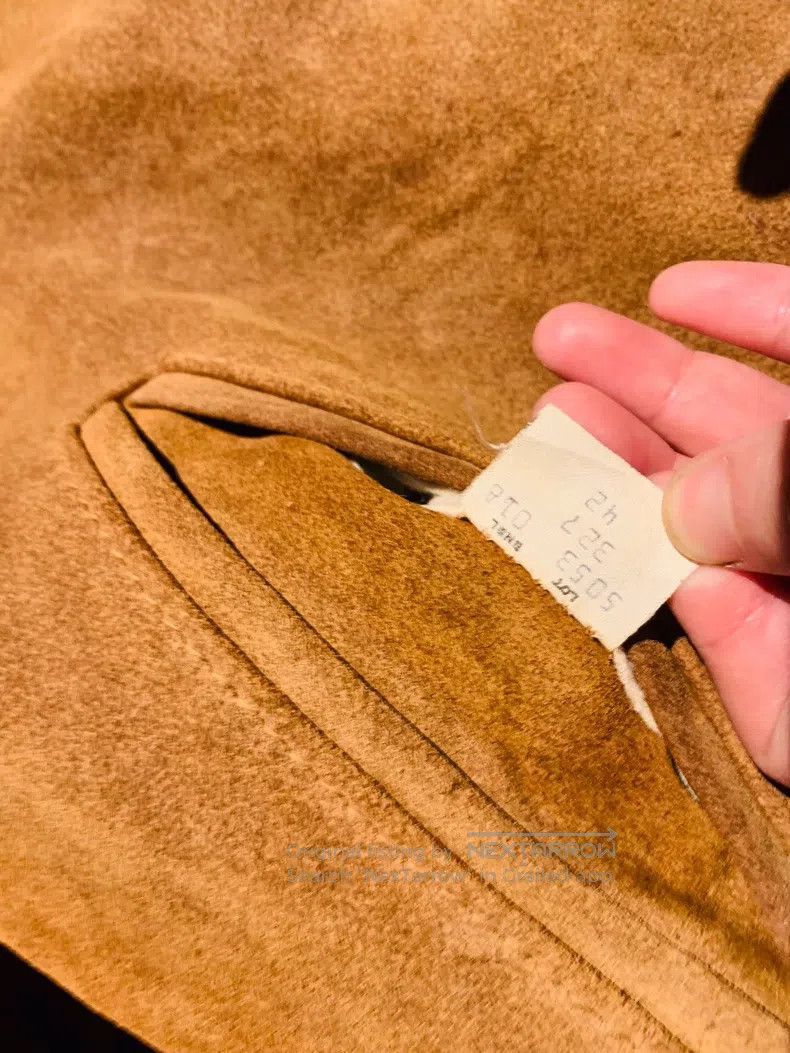 Other Yellow suede cowhide jacket Size US L / EU 52-54 / 3 - 4 Thumbnail