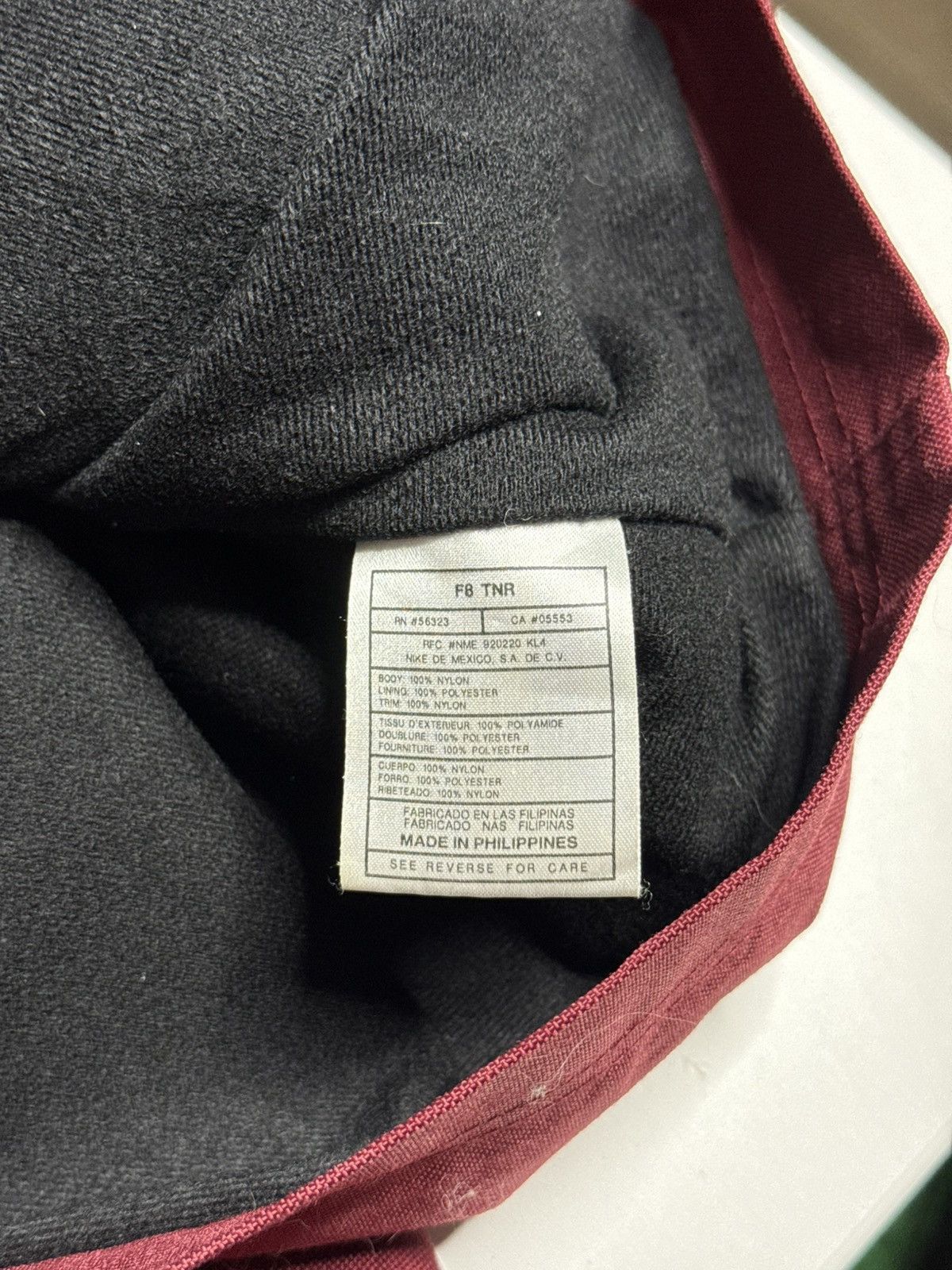 Nike VINTAGE Y2K Nike Heavy Stadium Jacket “Burgundy” [L] PREOWNE Size US L / EU 52-54 / 3 - 8 Thumbnail
