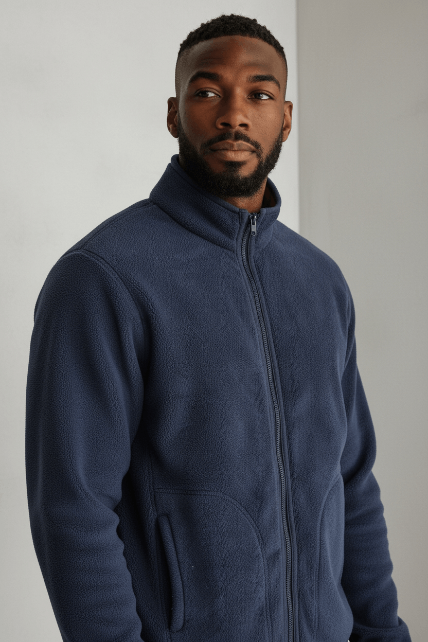 Uniqlo Vintage 90's UNIQLO Reversible Blue Navy Red Fleece Jacket Size US S / EU 44-46 / 1 - 2 Thumbnail