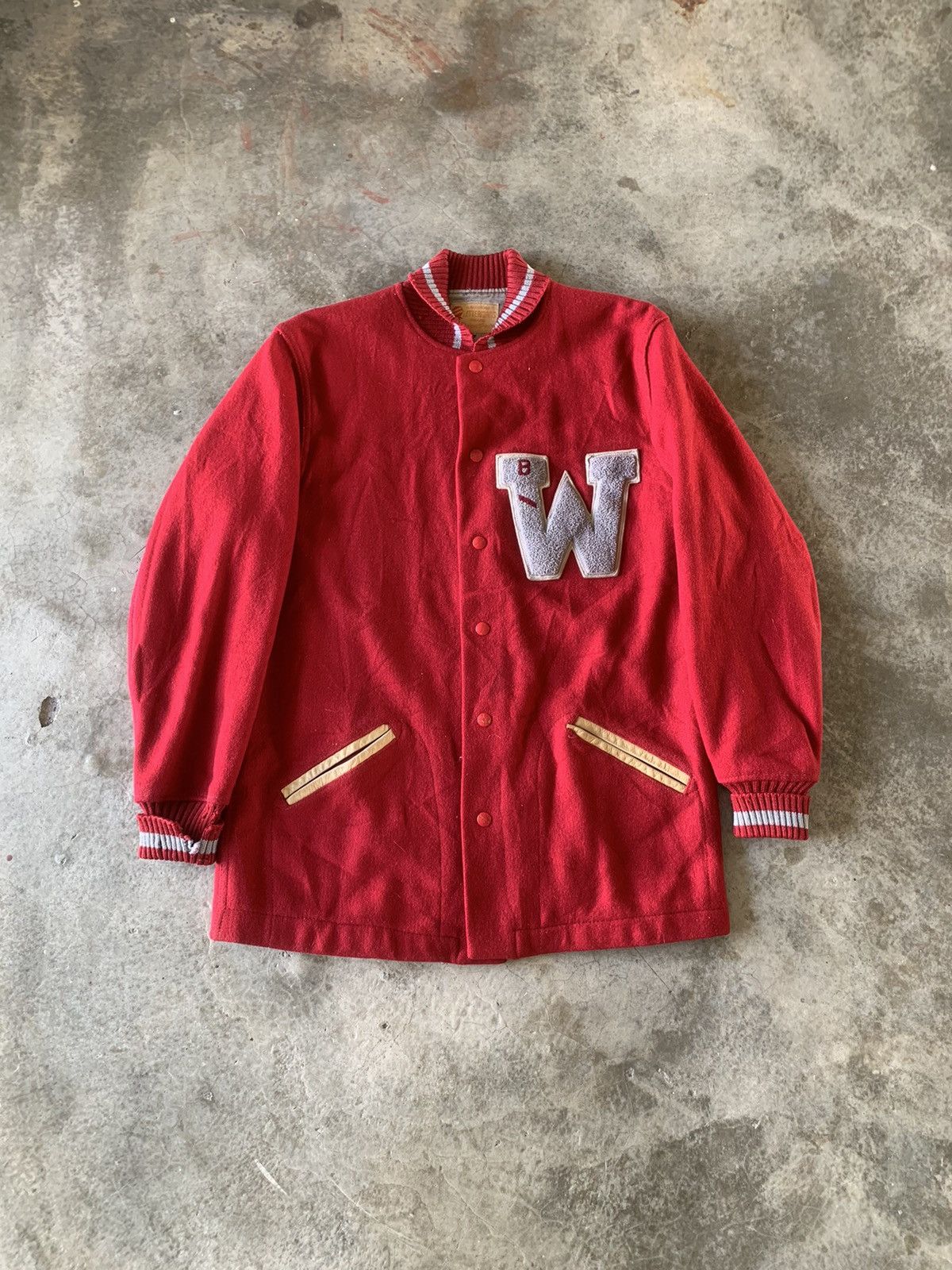 Vintage Vintage Letterman award jacket 1950’s - 1960’s Size US L / EU 52-54 / 3 - 1 Thumbnail