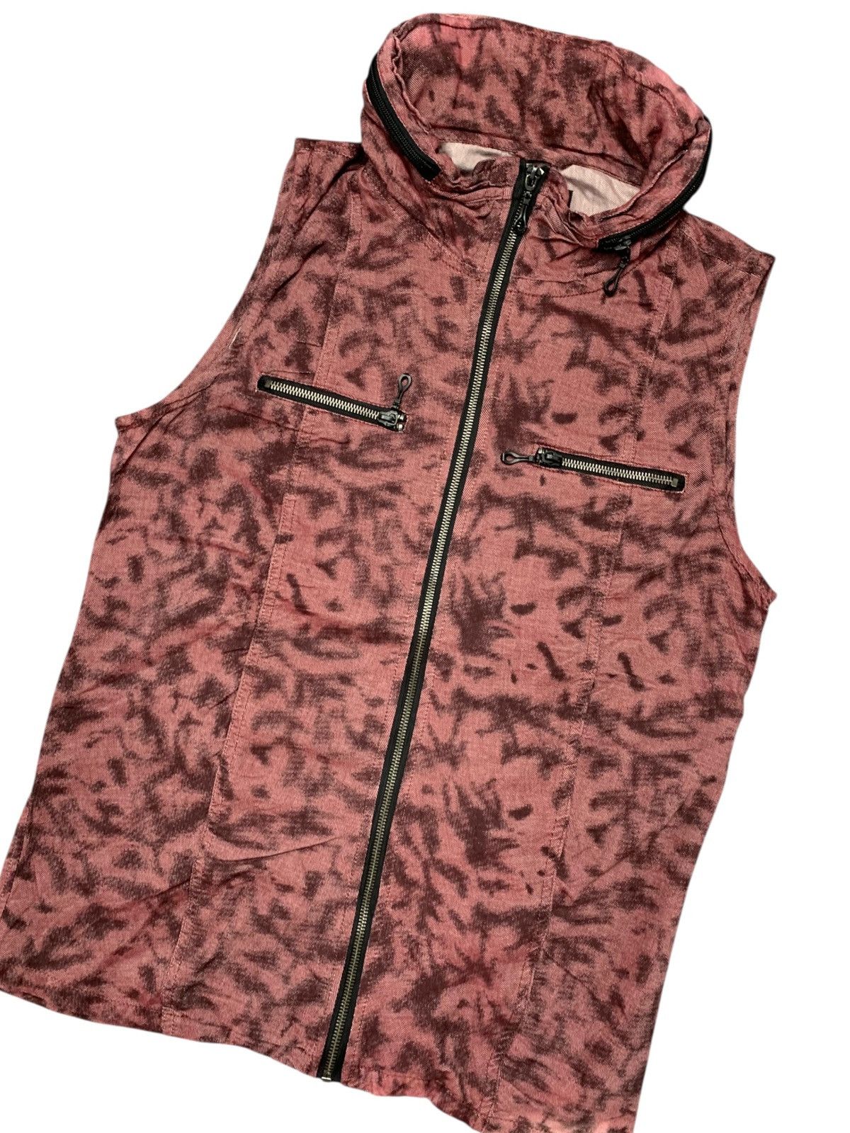Tornado Mart Y2k Spinach japanese bono AOP vest lgb style Size US L / EU 52-54 / 3 - 2 Thumbnail
