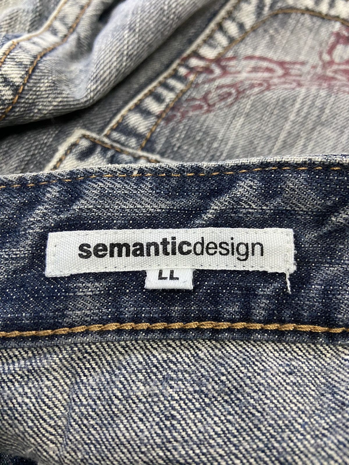 semanticdesign SEMANTICDESIGN JAPAN GUN DESIGN DENIM JEANS Size US 32 / EU 48 - 12 Thumbnail