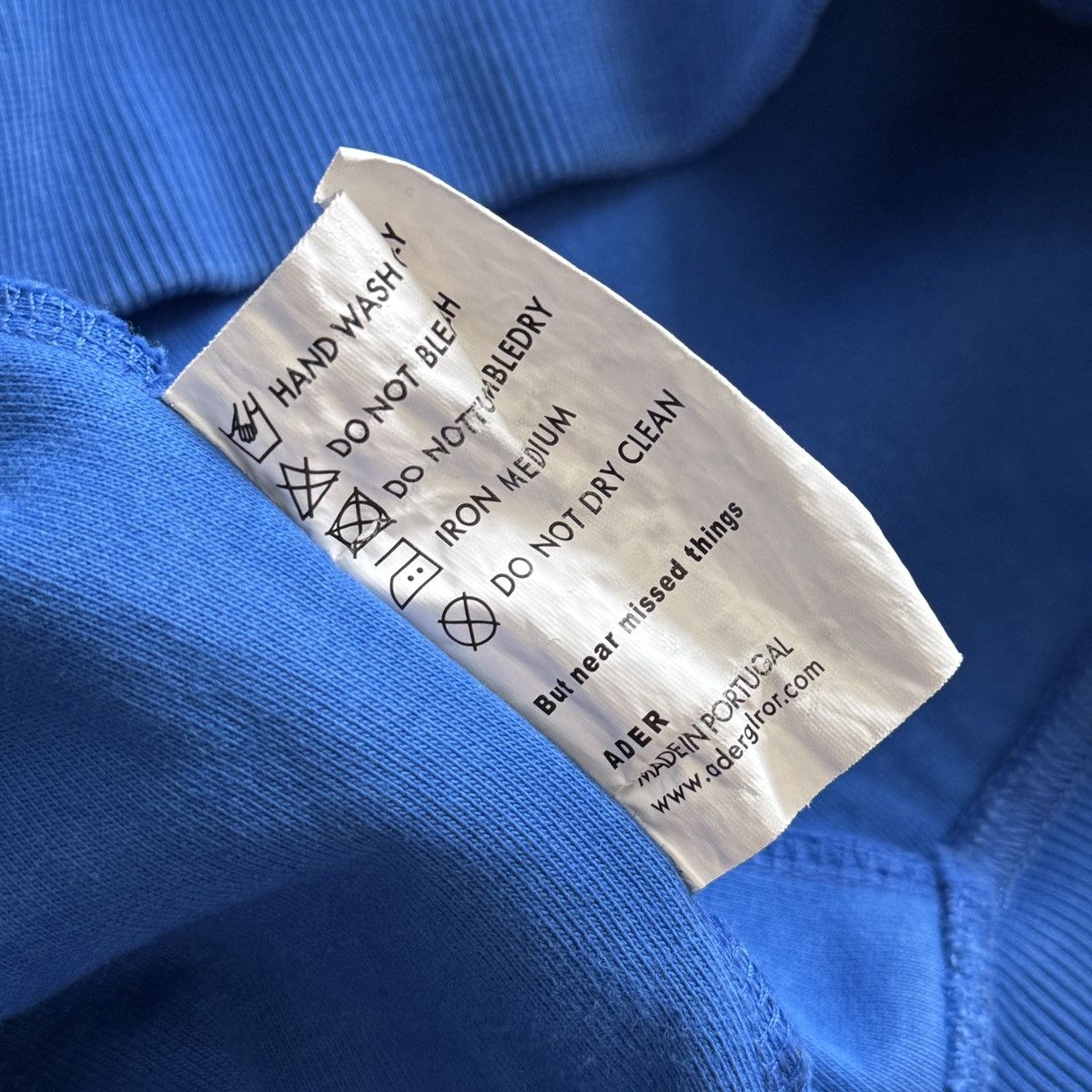 Ader Error Ader Error Blanco Pleated Sweatshirt Size US M / EU 48-50 / 2 - 7 Thumbnail