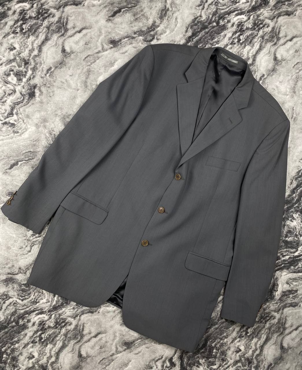 Balmain Balmain Wool Classic Suit Blazer And Pants Men Size 44L Gray Size 44L - 7 Thumbnail