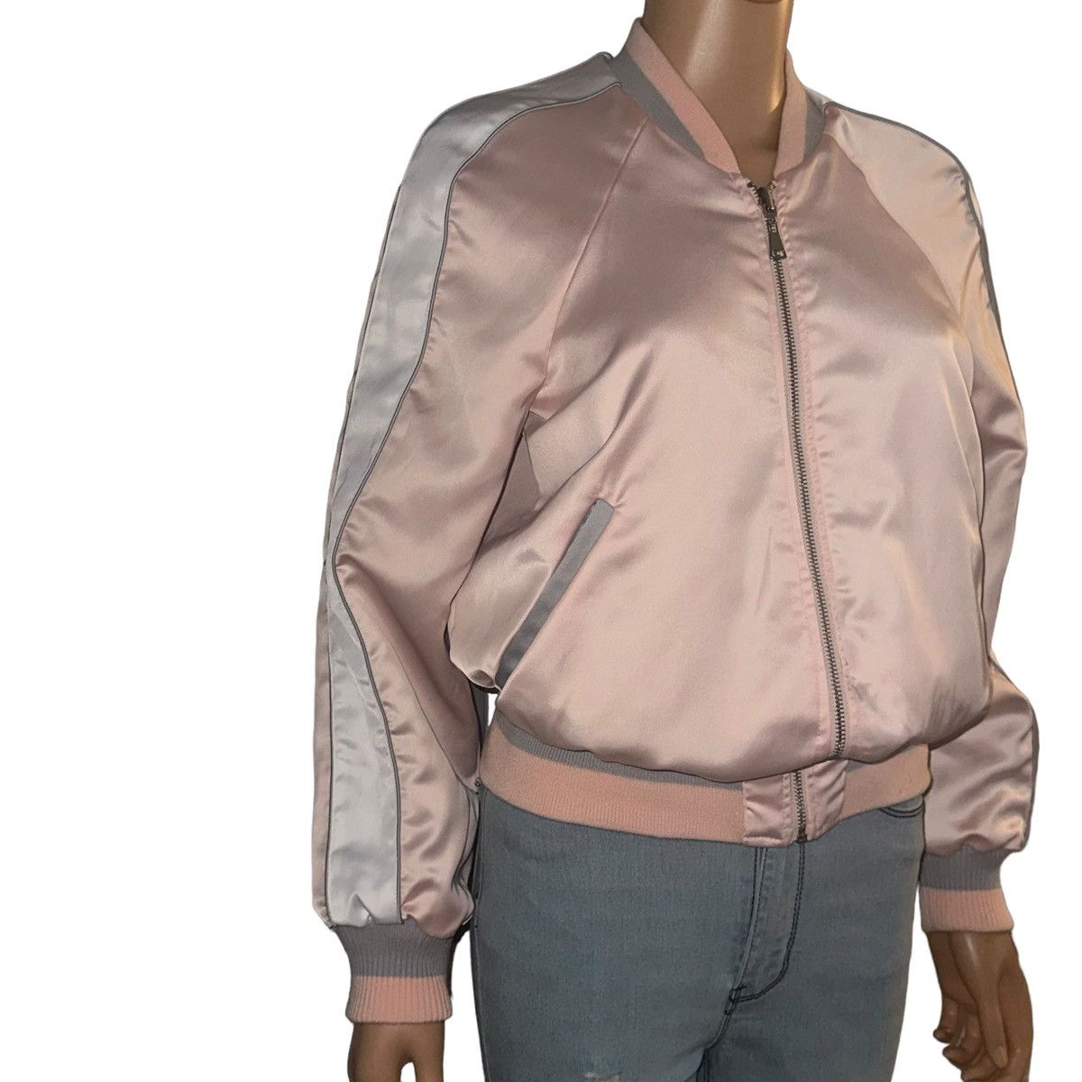Bebe Vintage Y2K Bebe reversible satin bomber jacket Size M / US 6-8 / IT 42-44 - 6 Thumbnail