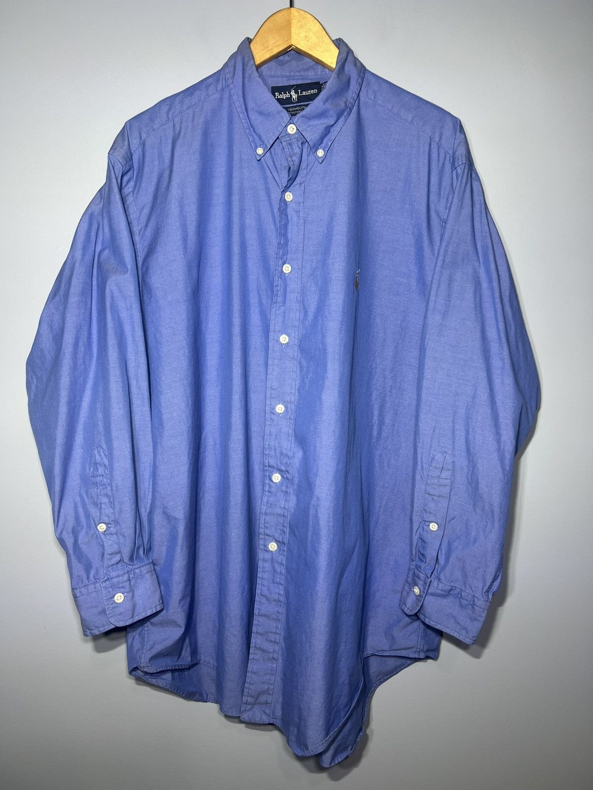 Polo Ralph Lauren Vtg Polo Ralph Lauren sz 17 Yarmouth Dress Pinpoint Oxford Size US XL / EU 56 / 4 - 2 Thumbnail