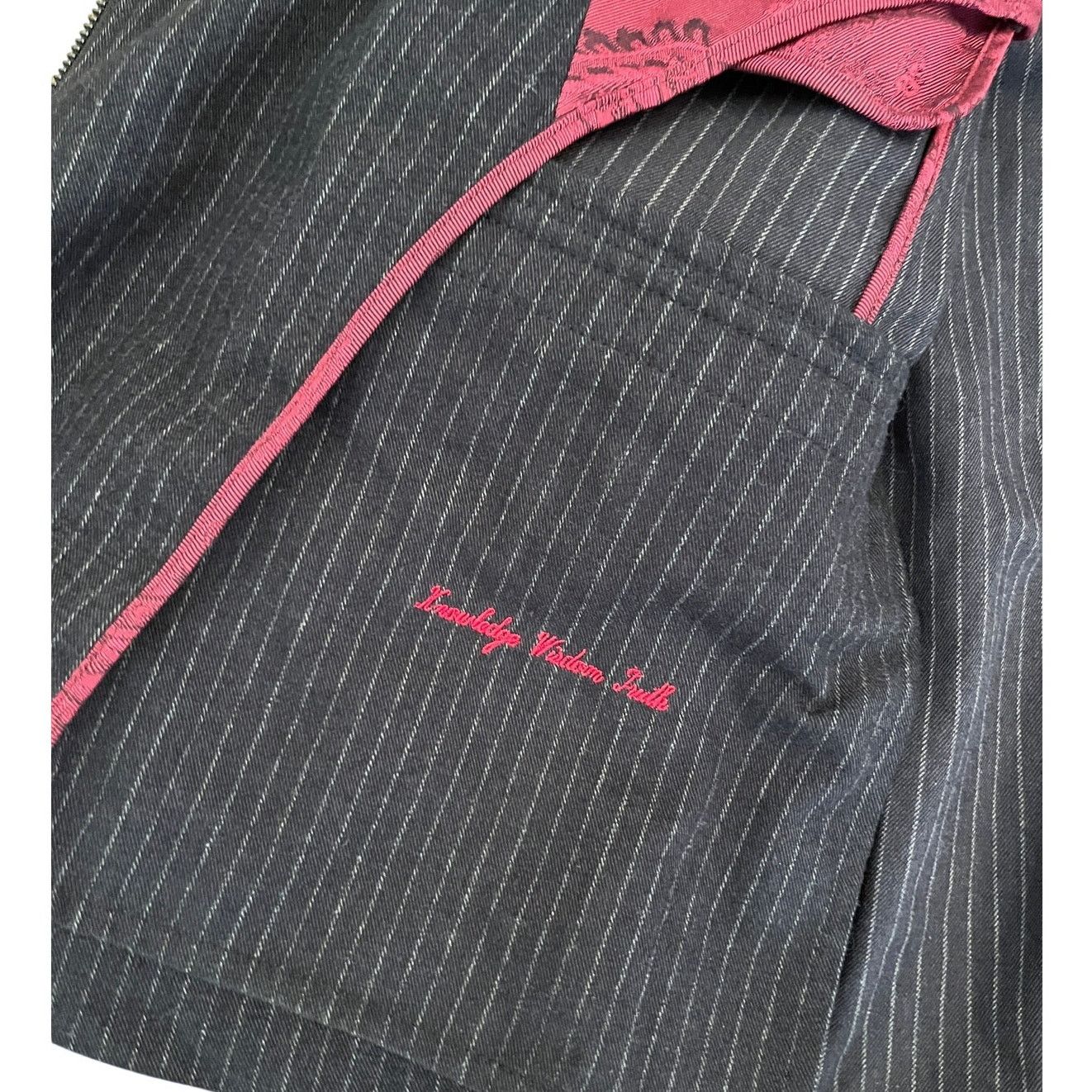 Robert Graham Rare Robert Graham Pinstripe Paisley Lined Field Jacket 2XL Size US XXL / EU 58 / 5 - 5 Thumbnail