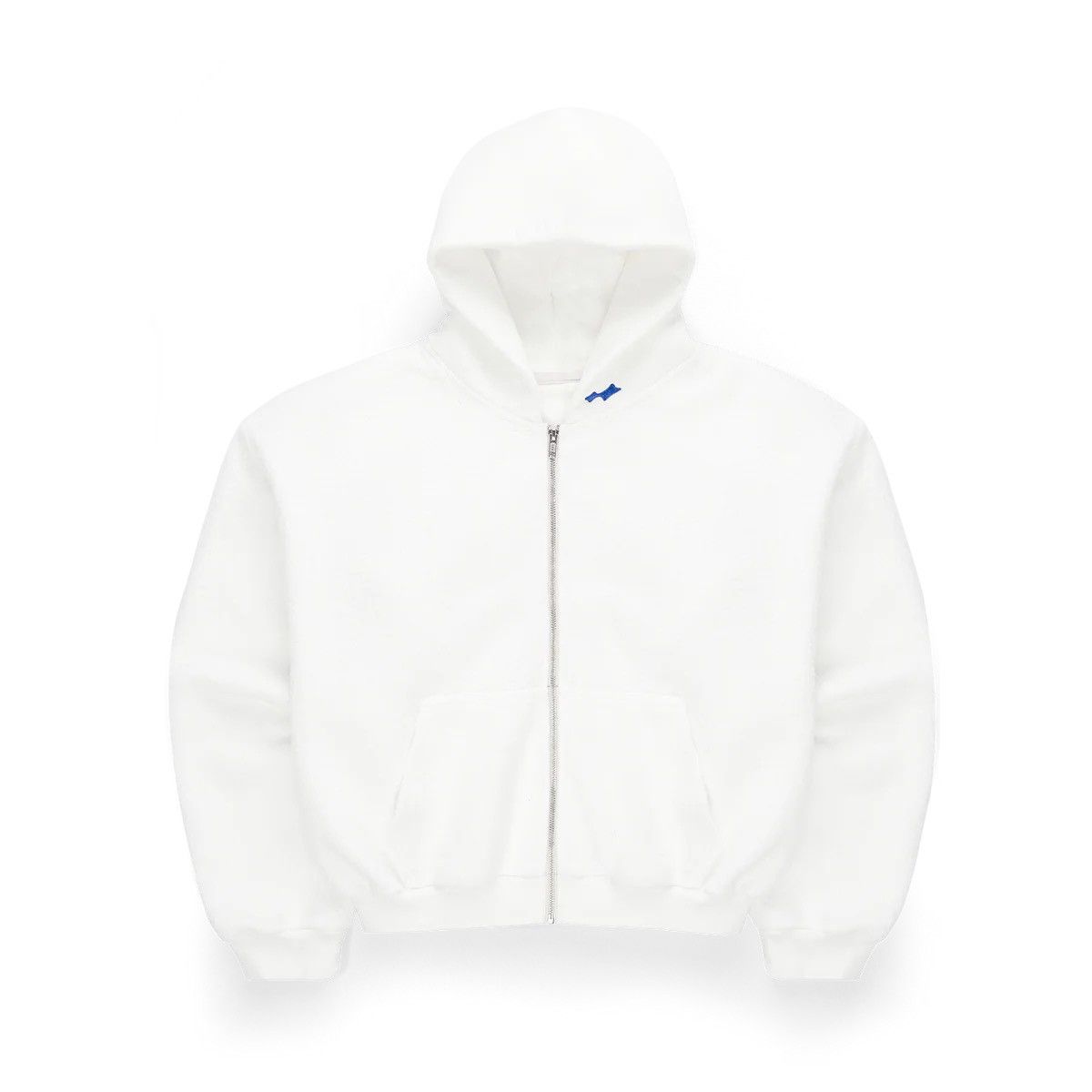 SKYLRK SKYLRK SUPER BLUE STAND ON BUSINESS HOODIE PADDED SHOULDERS