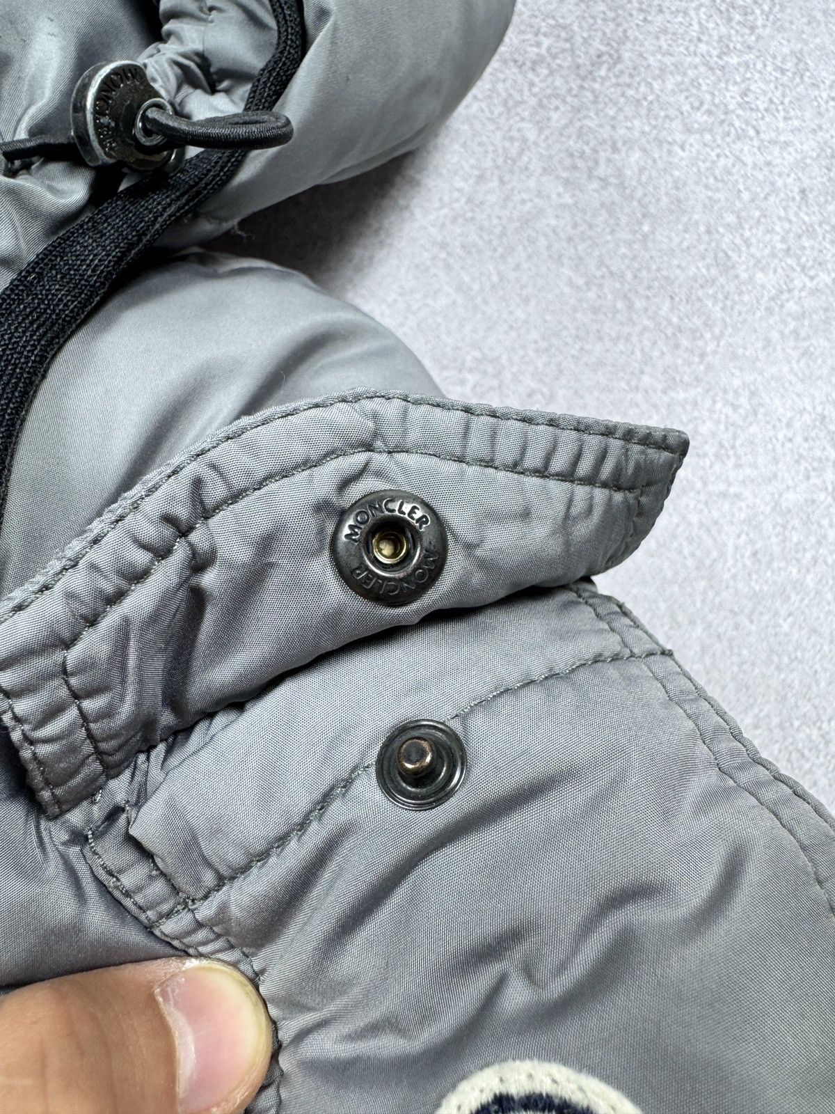 Moncler Women`s Moncler Bea Guibbotto Gray Puffer Jacket Size 0 / S Size XS / US 0-2 / IT 36-38 - 22 Thumbnail