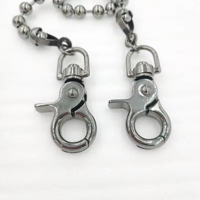 Designer Street Punk Round Chain Retro Stylish Size ONE SIZE - 2 Thumbnail