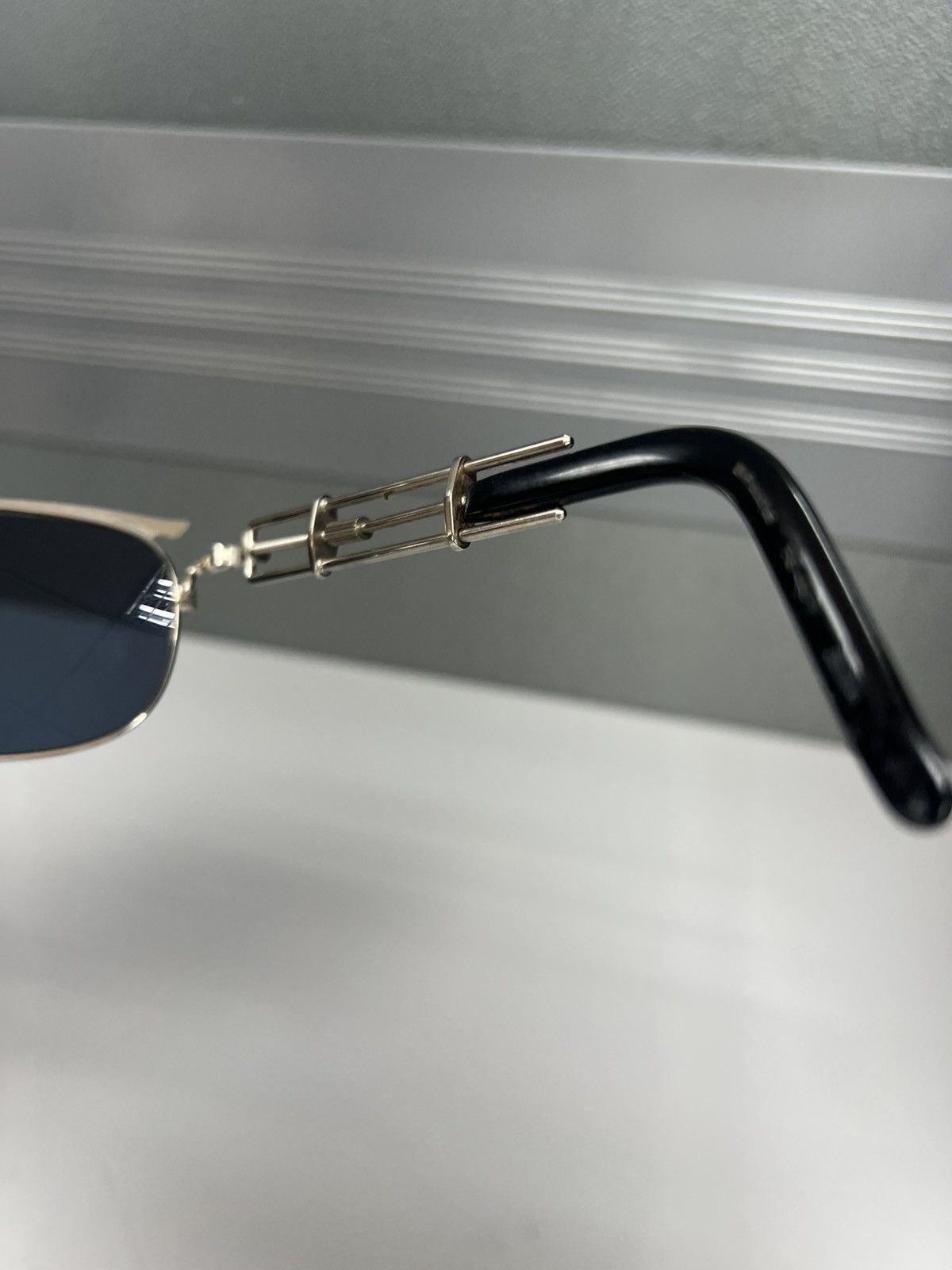 Jean Paul Gaultier Vintage 80s Jean Paul Gaultier 56-4171 Steampunk Sunglasses Size ONE SIZE - 14 Thumbnail
