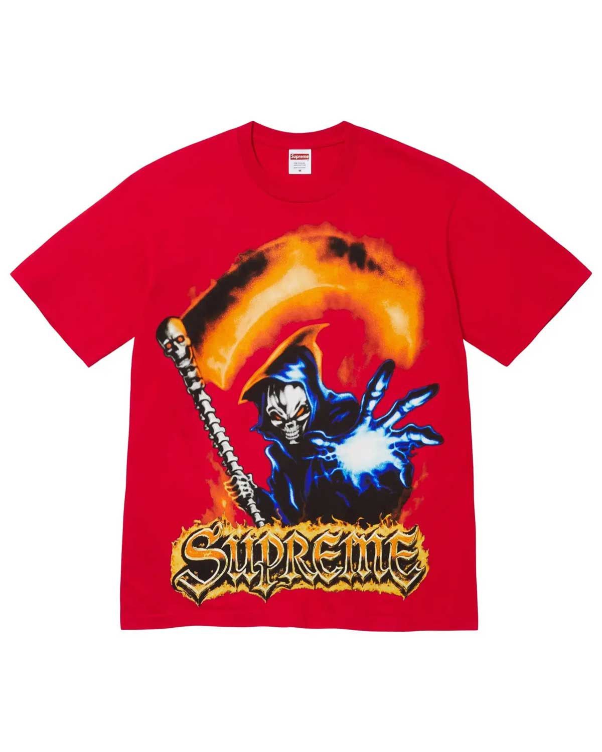 Supreme Grim Reaper Tee Red Size US L / EU 52-54 / 3 - 1 Thumbnail