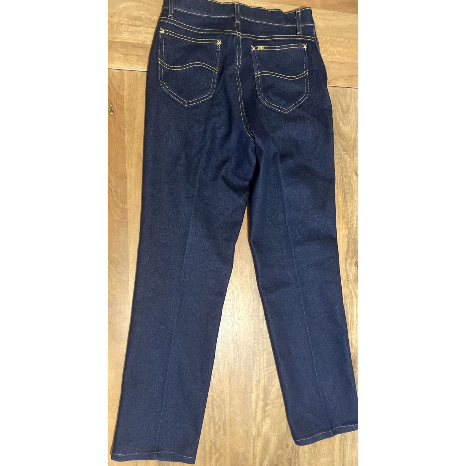 Lee VINTAGE Lee Riders Women’s Jeans 12 High Rise Mom 5-Pocket Denim USA Blue Distressed No Size 34" / US 12 / IT 48 - 2 Thumbnail