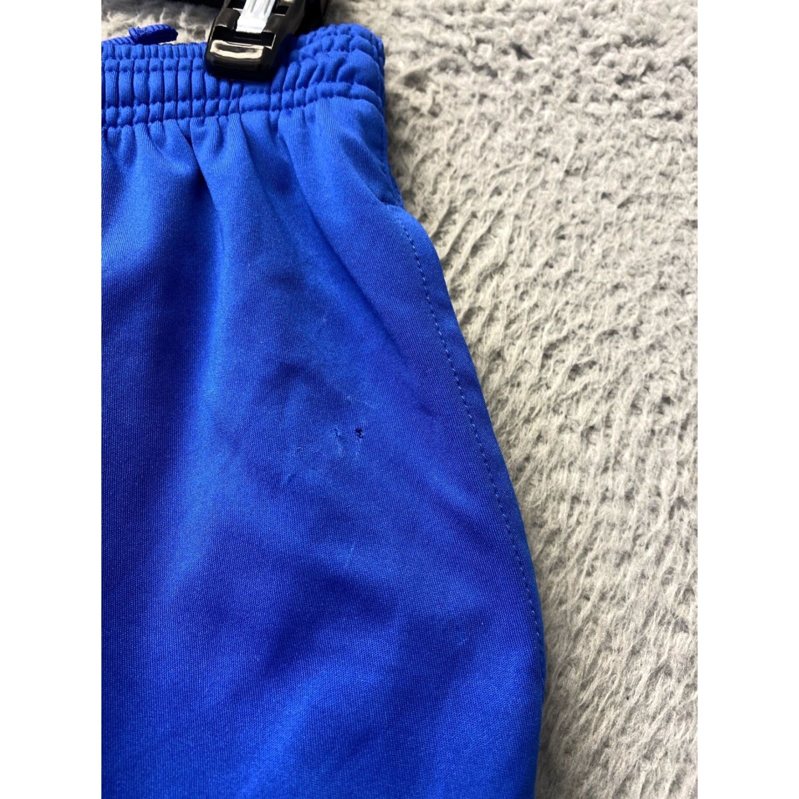 Nike NIKE Dri-Fit Blue Shorts Men's Large Elastic Waist Solid Sports Regular Inseam 8 Size US 33 - 6 Thumbnail