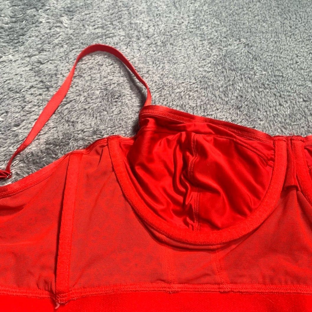 Vintage Parade Bralette Bra Red L Parade Red Underwire Lace Large Women Bralette L Red Size ONE SIZE - 7 Thumbnail