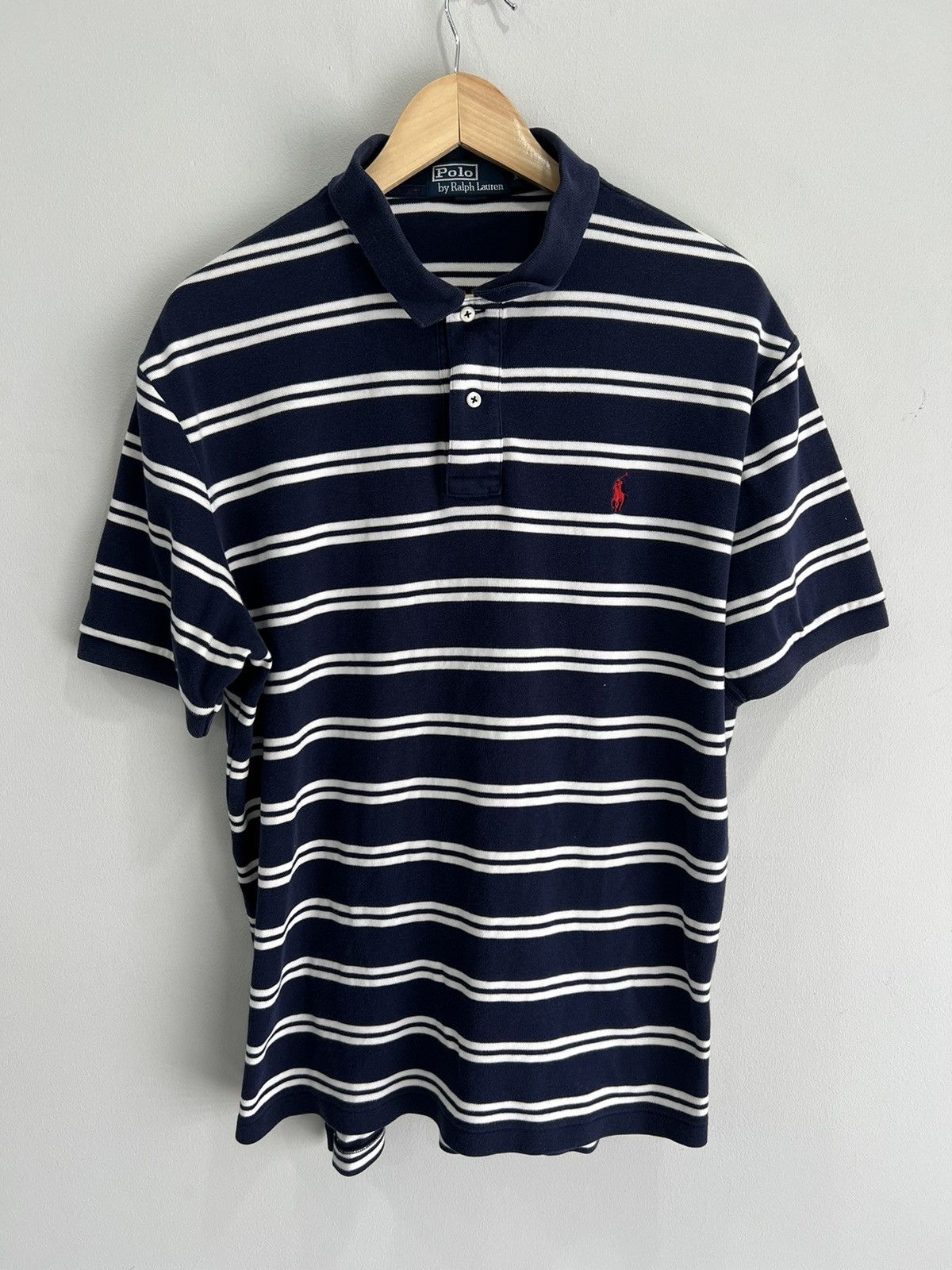 Ralph Lauren Vintage Ralph Lauren Polo Striped Shirt sweater Size US XL / EU 56 / 4 - 1 Thumbnail