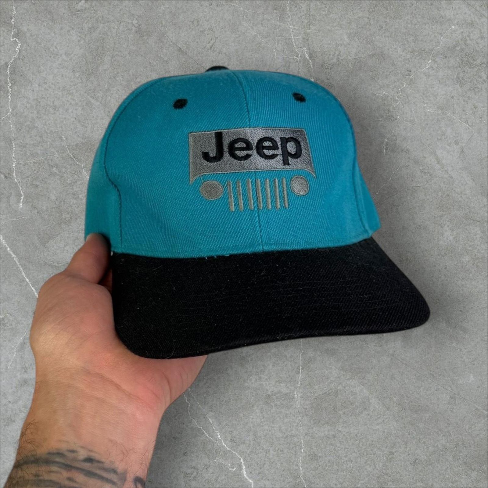 Jeep Vintage Turquoise Jeep Hat Snapback Size ONE SIZE - 1 Thumbnail