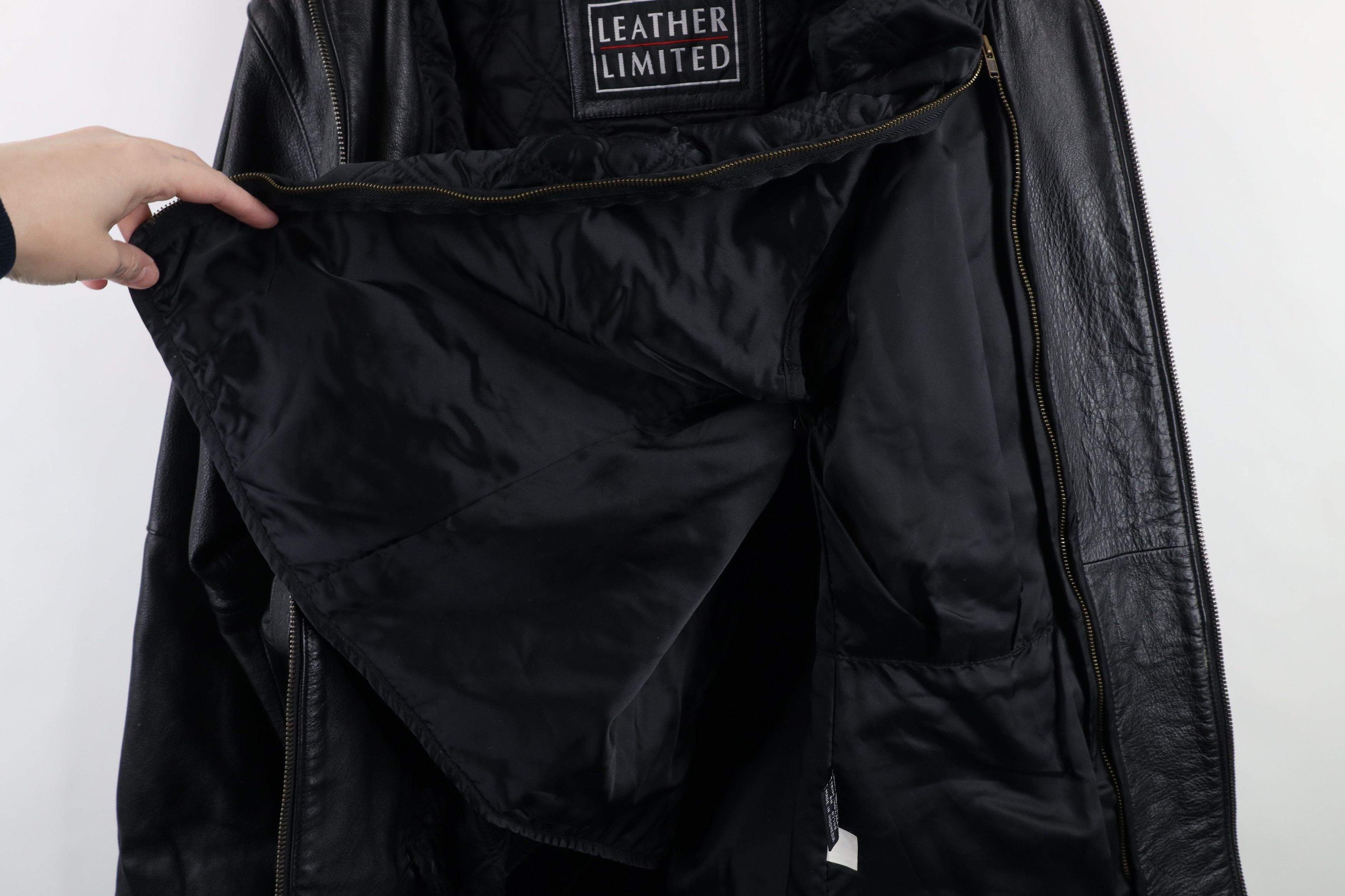 Vintage Vintage 90s Streetwear Full Zip Leather Trench Coat Jacket Size US M / EU 48-50 / 2 - 15 Thumbnail