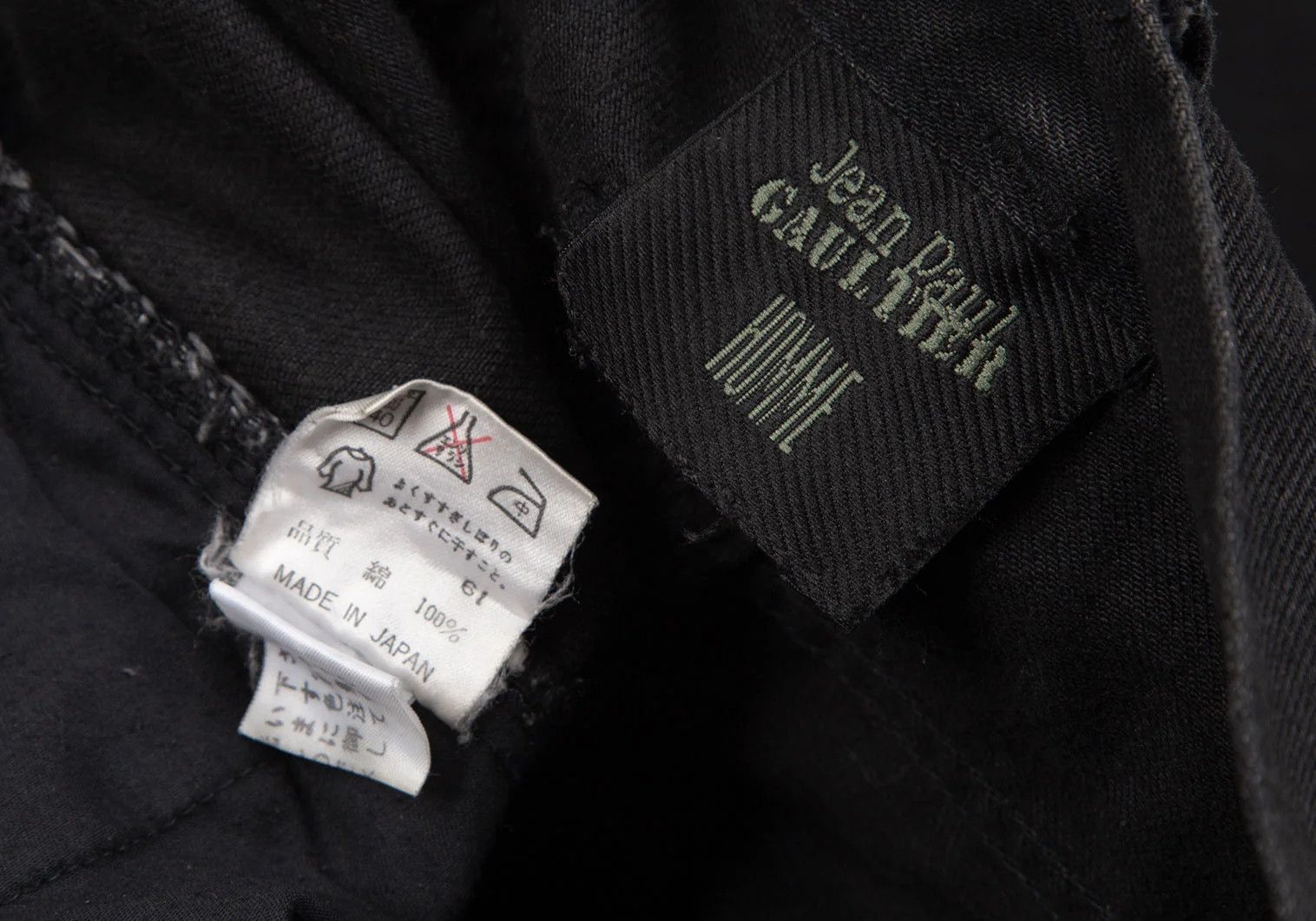 Jean Paul Gaultier Back Zip Pocket Design Denim Pants in Black Size 44 Size US 28 / EU 44 - 17 Thumbnail