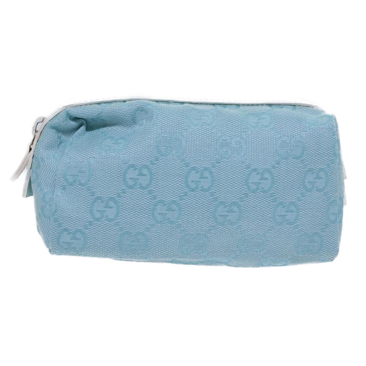 Gucci Gg Canvas Blue Canvas Clutch Bag (Pre-Owned) Size ONE SIZE - 1 Thumbnail
