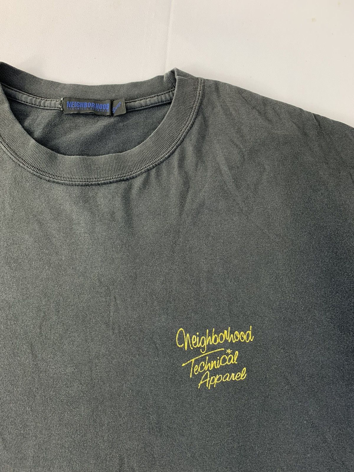 Japanese Brand × Neighborhood × Vintage 90s Neighborhood Technical Apparel Spell Out Tee Size US L / EU 52-54 / 3 - 5 Thumbnail