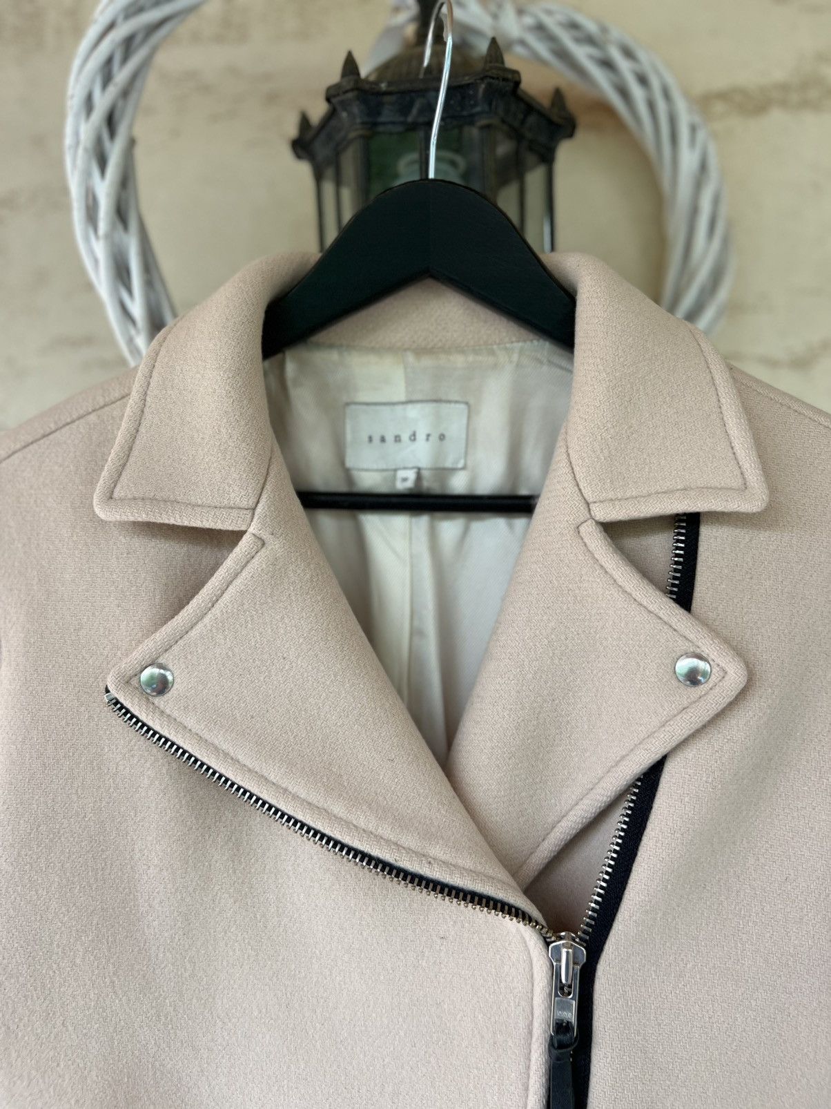 Sandro 🕊️ Sandro Paris Wool Blend Coat — Size 36 / Blush Pink / Asym Size S / US 4 / IT 40 - 4 Thumbnail