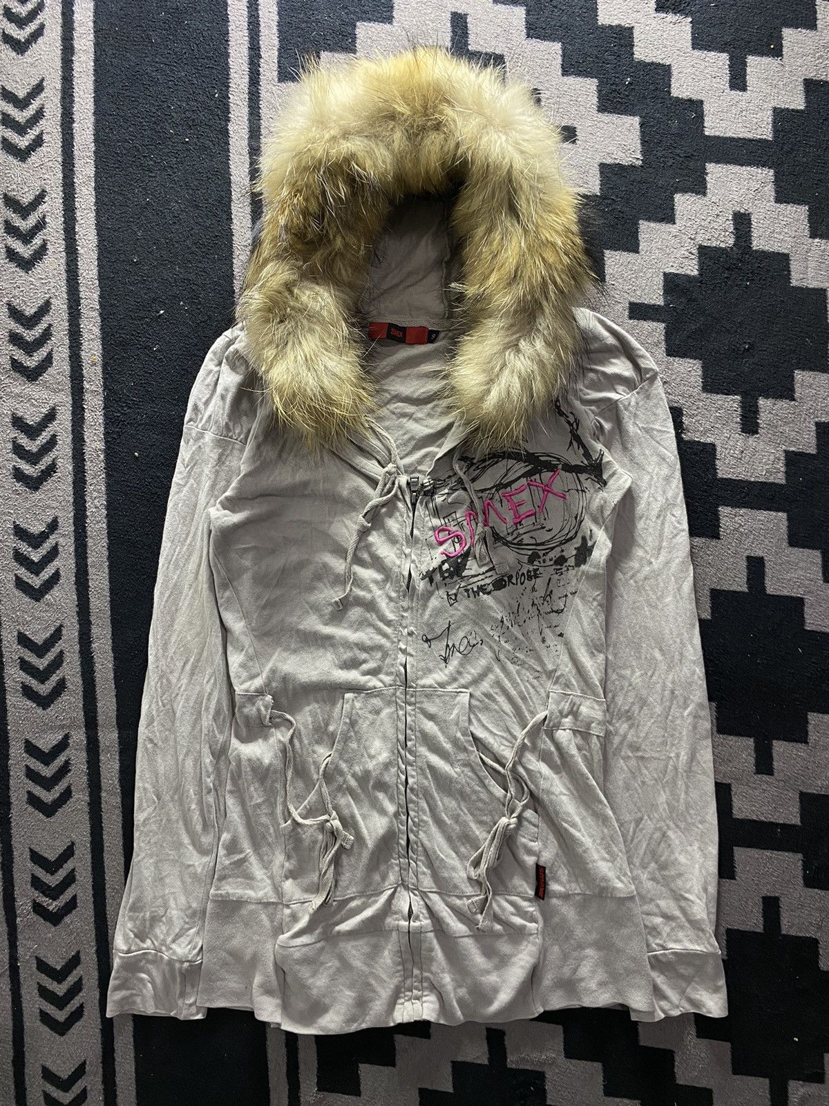 If Six Was Nine × Japanese Brand × Le Grande Bleu (L.G.B.) Japanese smex faux fur hoodie Size US S / EU 44-46 / 1 - 1 Thumbnail
