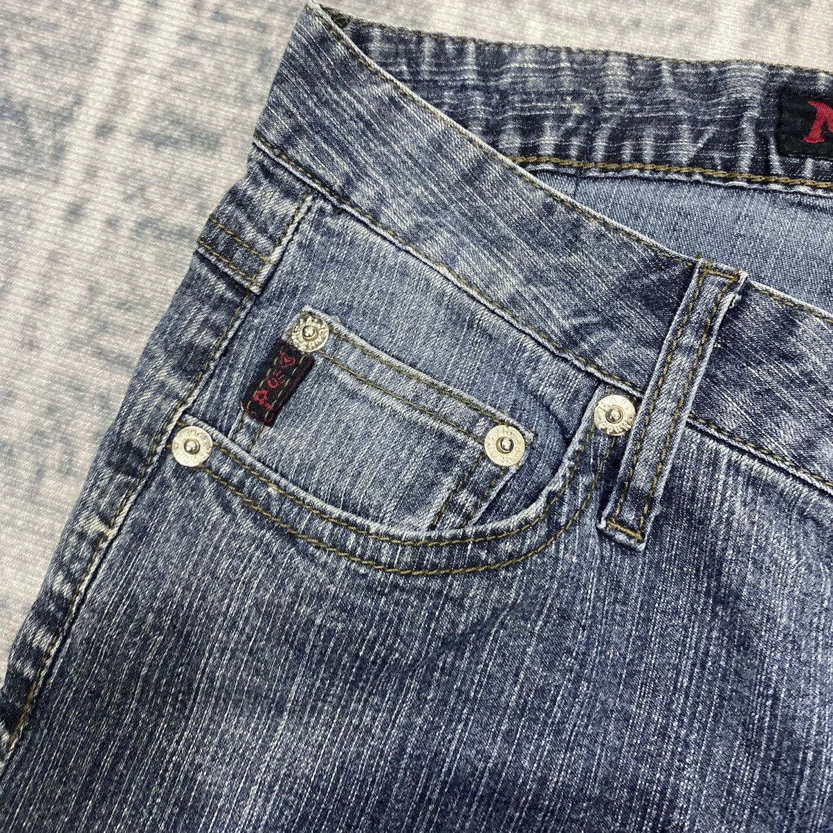 Hysteric Glamour × Japanese Brand × Le Grande Bleu (L.G.B.) Flare☠️ Mudd Japan Washed Jeans 90s Punk Cowboy Size US 28 / EU 44 - 8 Thumbnail