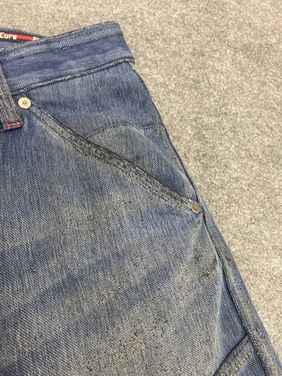 Japanese Brand fieldcore japanese brands cargo distressed denim Size US 35 - 13 Thumbnail