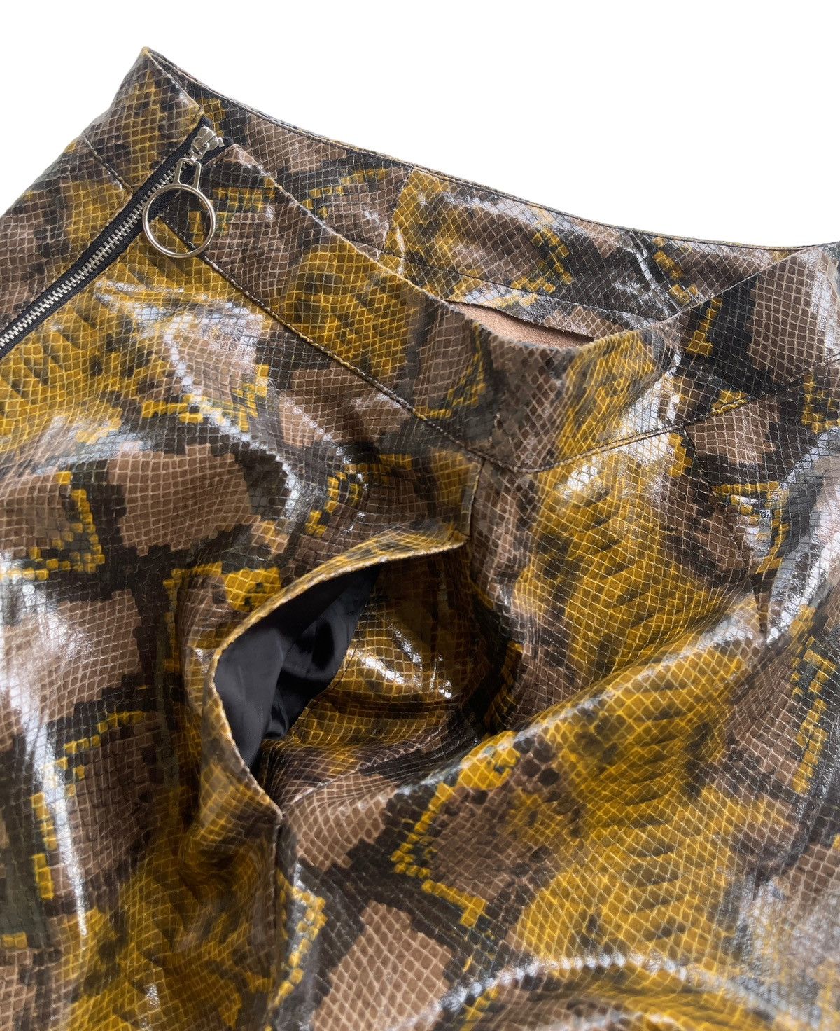 Zara Snake Printed Midi Skirts Size 28" / US 6 / IT 42 - 7 Thumbnail