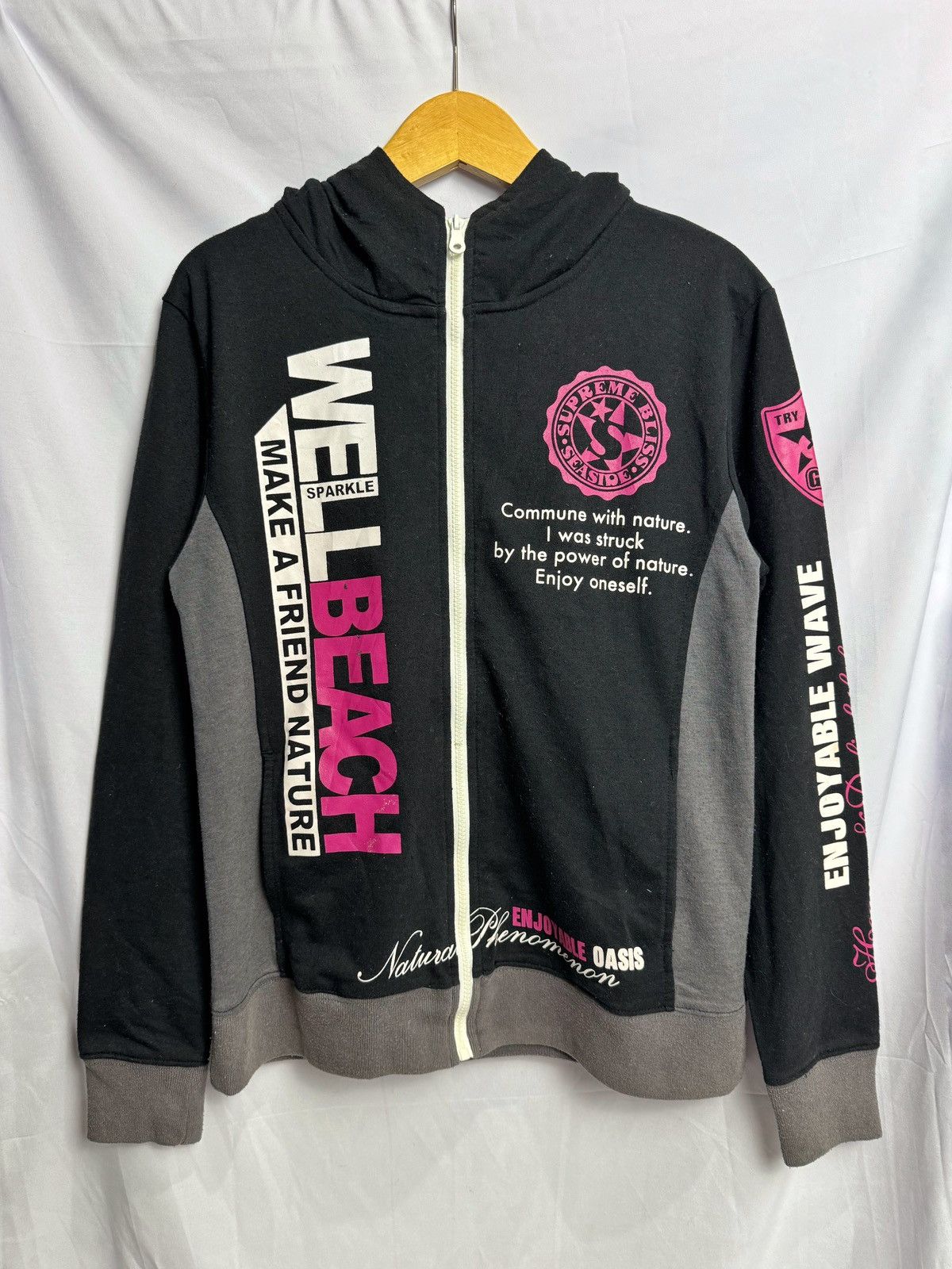 Japanese Brand JAPANESE POEM OASIS VACHE HOODIE Size US M / EU 48-50 / 2 - 1 Thumbnail