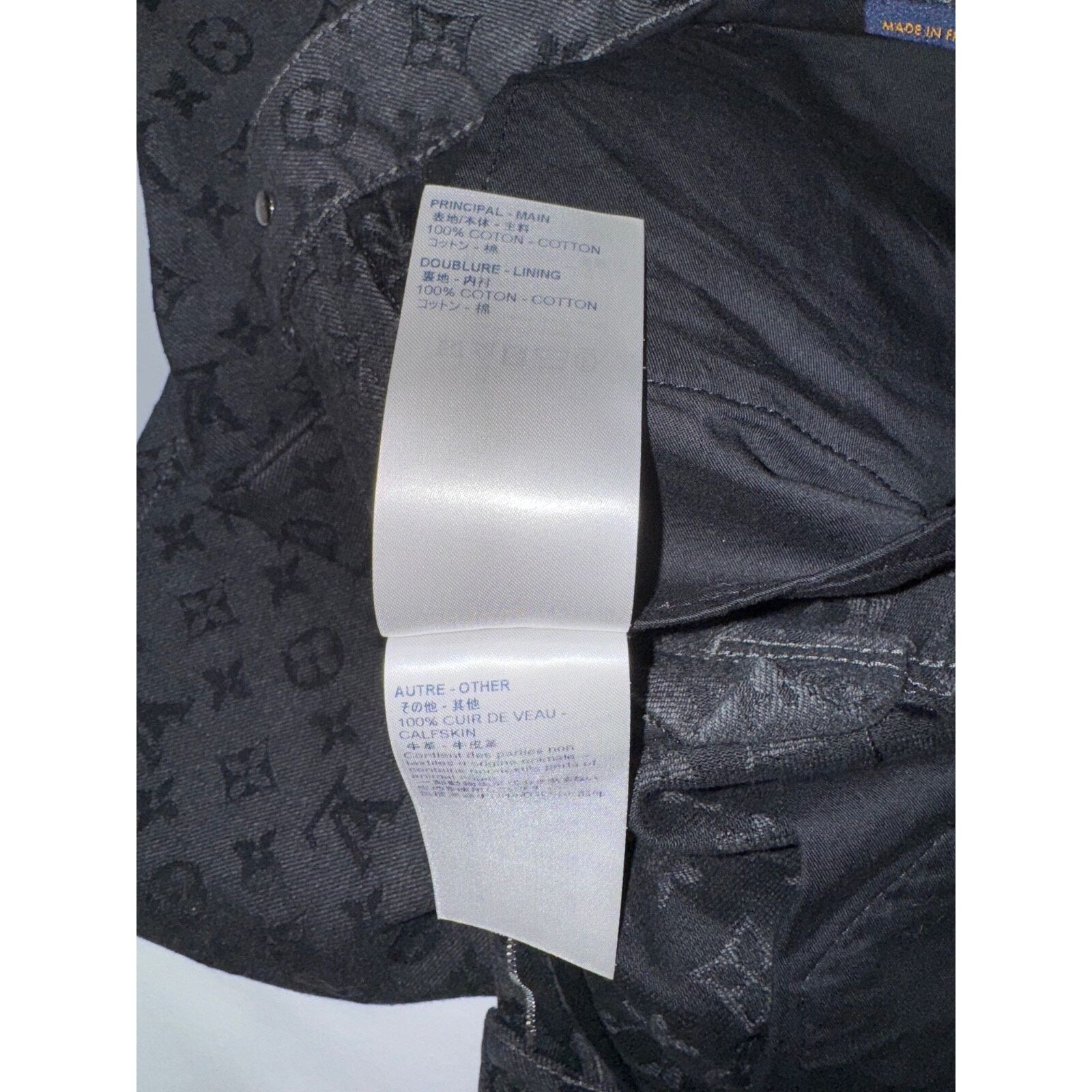 Louis Vuitton Louis Vuitton NBA Monogram Logo Gris Chine Grey Black Size US 34 / EU 50 - 15 Thumbnail