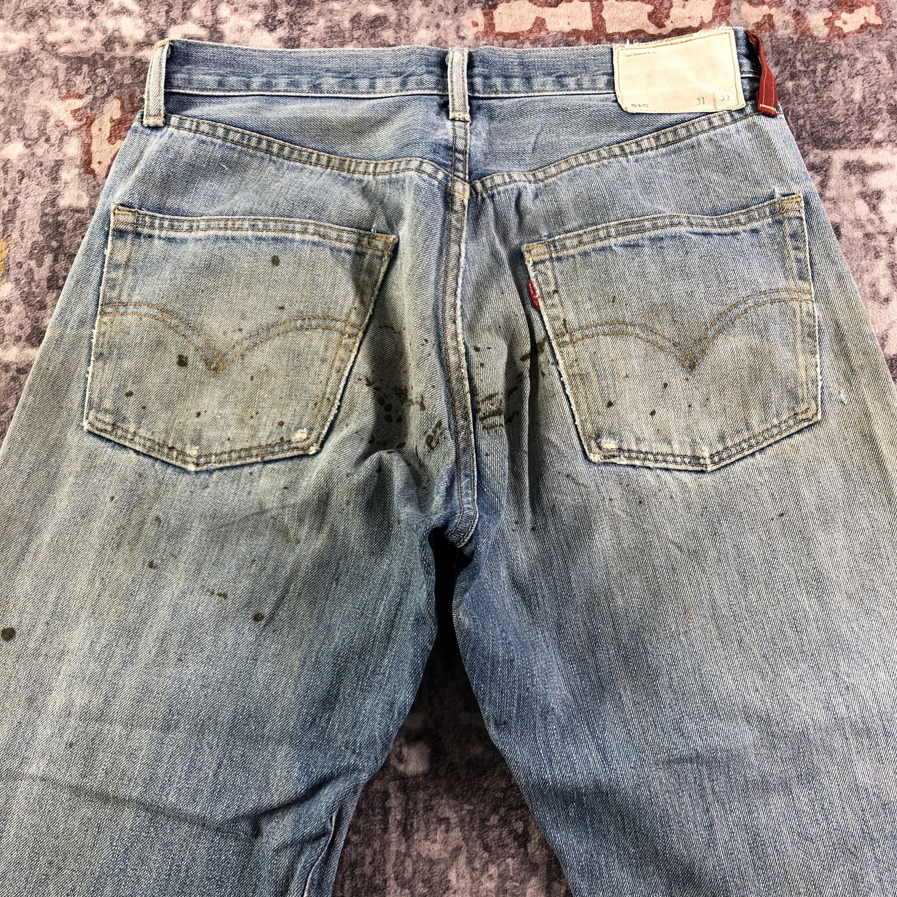 Levi's × Vintage 90s Vintage Dirty Red Loop Levis 510 Jeans-JM3336 Size US 31 - 4 Thumbnail