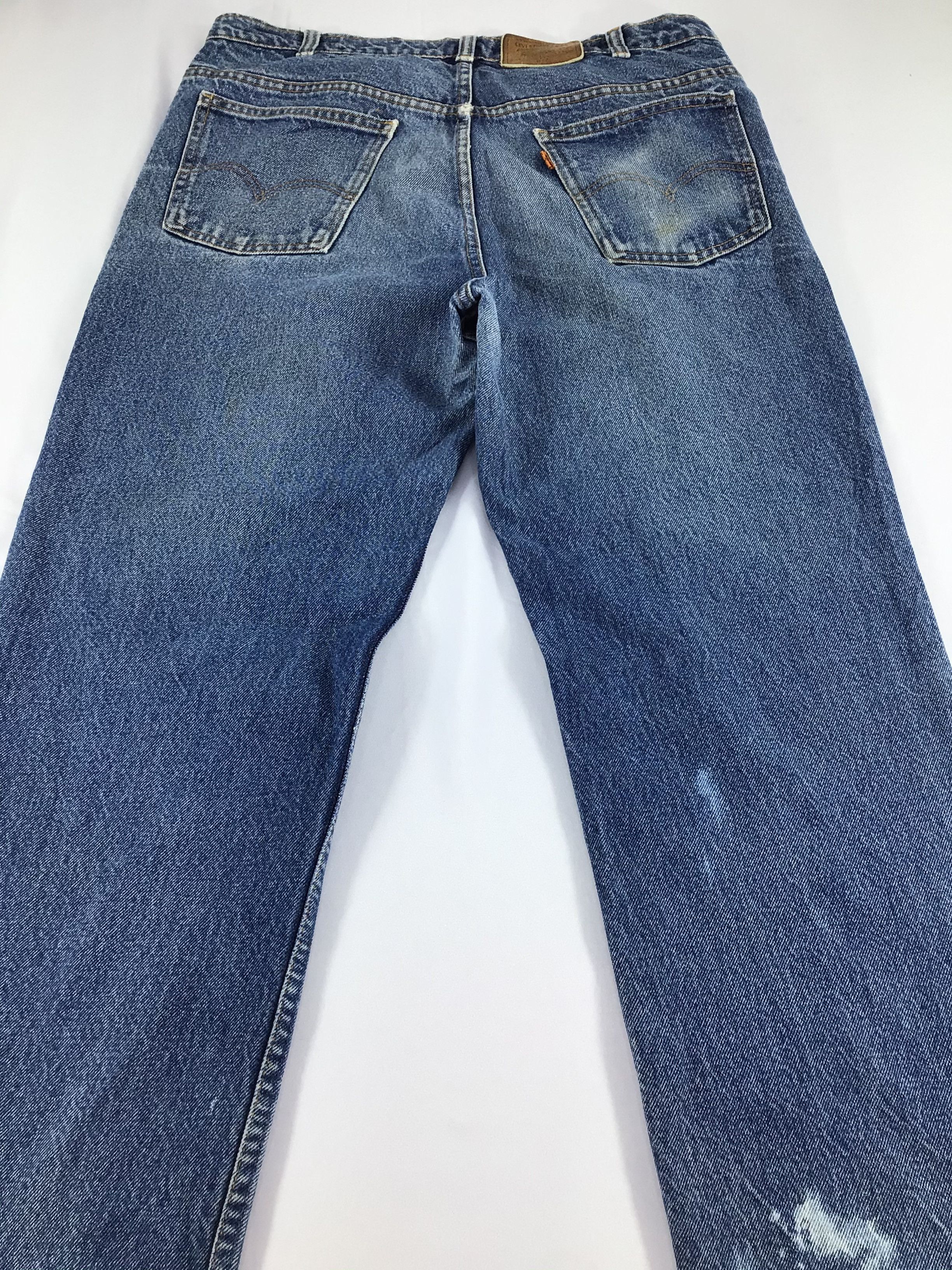 Levi's Vintage 80s Levis 617 Orange Tab Jeans-J336 Size US 35 - 4 Thumbnail