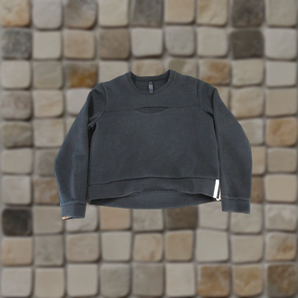 Adidas VINTAGE Adidas Sweater Womens Medium Black Cotton Fleece Pullover Crew Neck Casual Womens Size M / US 6-8 / IT 42-44 - 1 Thumbnail