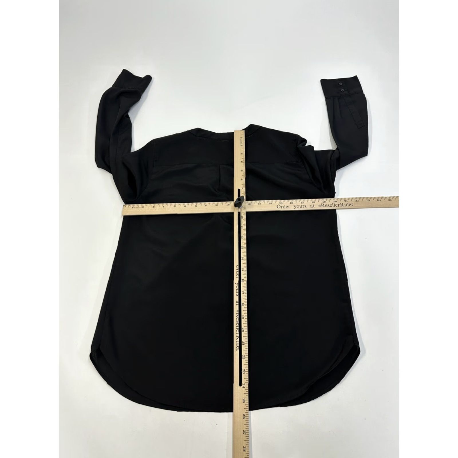 J.Crew J.Crew Blouse Womens Size Small Black Long Sleeve V-Neck Size S / US 4 / IT 40 - 6 Thumbnail