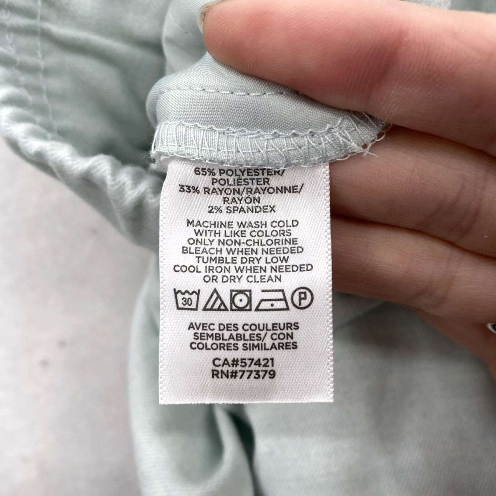 Ann Taylor Ann Taylor Pants Womens Large Petite Light Mint Green Wide Leg Pull On Pleated Size 36" / US 14 / IT 50 - 6 Thumbnail