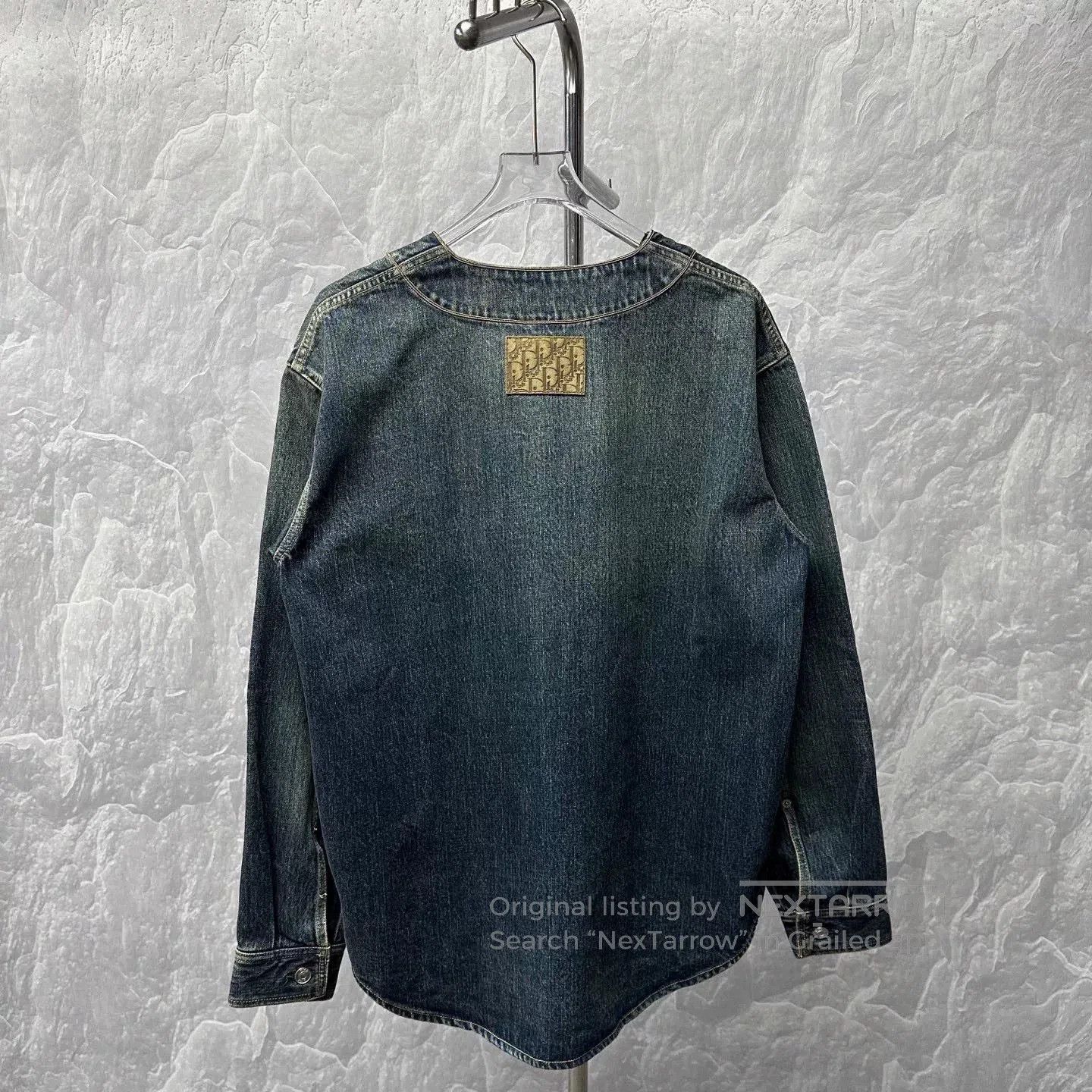 Dior dior denim tears baseball jacket. Size US L / EU 52-54 / 3 - 2 Thumbnail