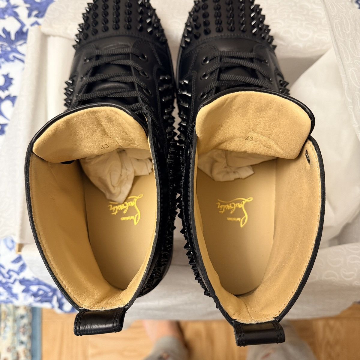 Christian Louboutin Christian Louboutin Hi Top Spike Sneakers Size US 10 / EU 43 - 9 Thumbnail