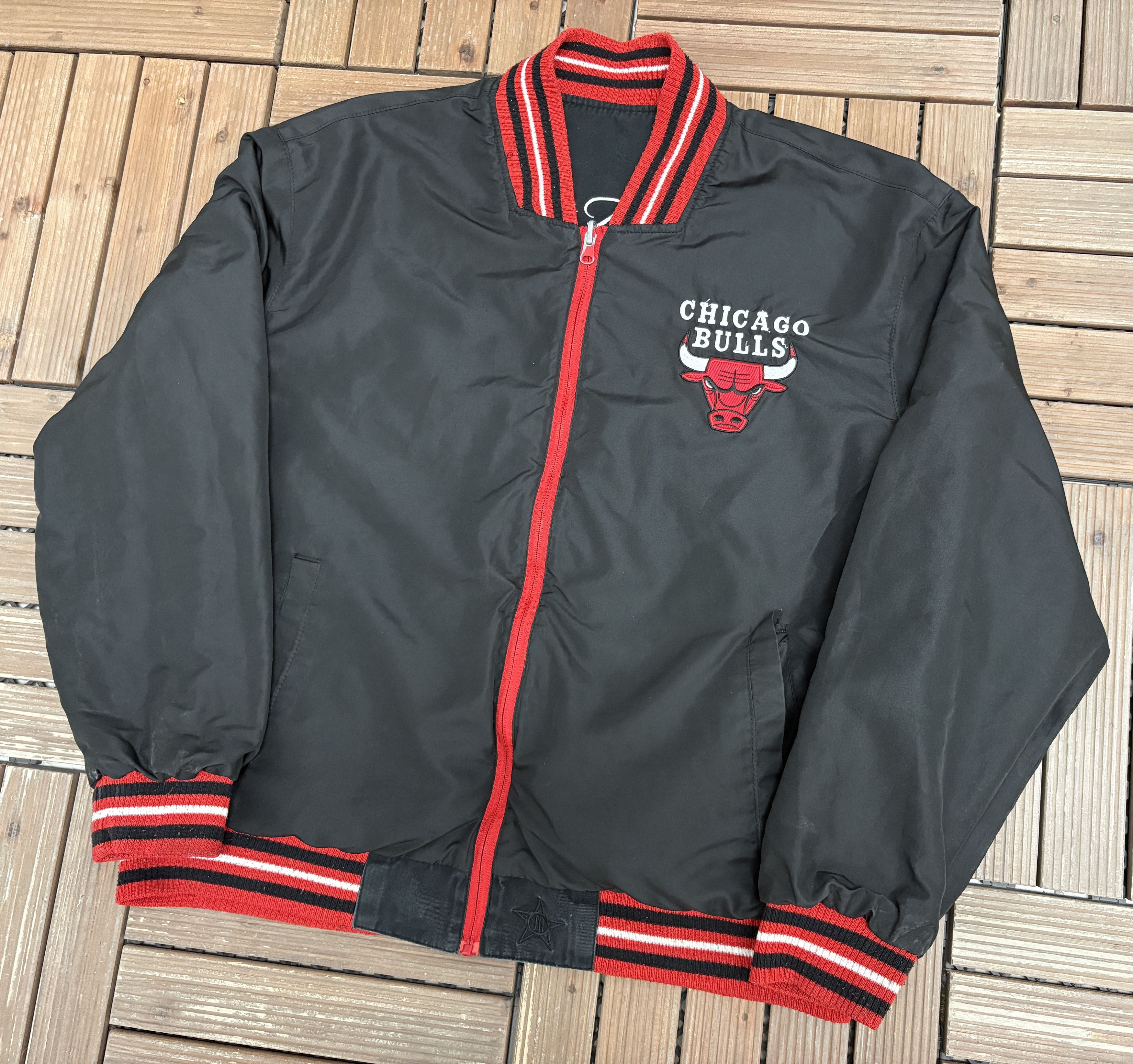 Vintage Chicago Bulls Champions Vintage Reversible Black Jacket Size US XL / EU 56 / 4 - 6 Thumbnail