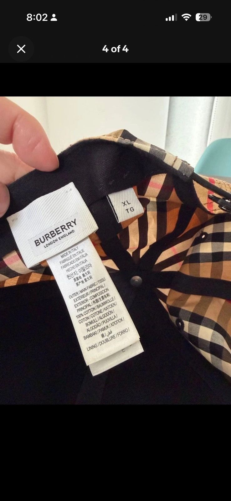 Burberry Burberry cap Size ONE SIZE - 3 Thumbnail
