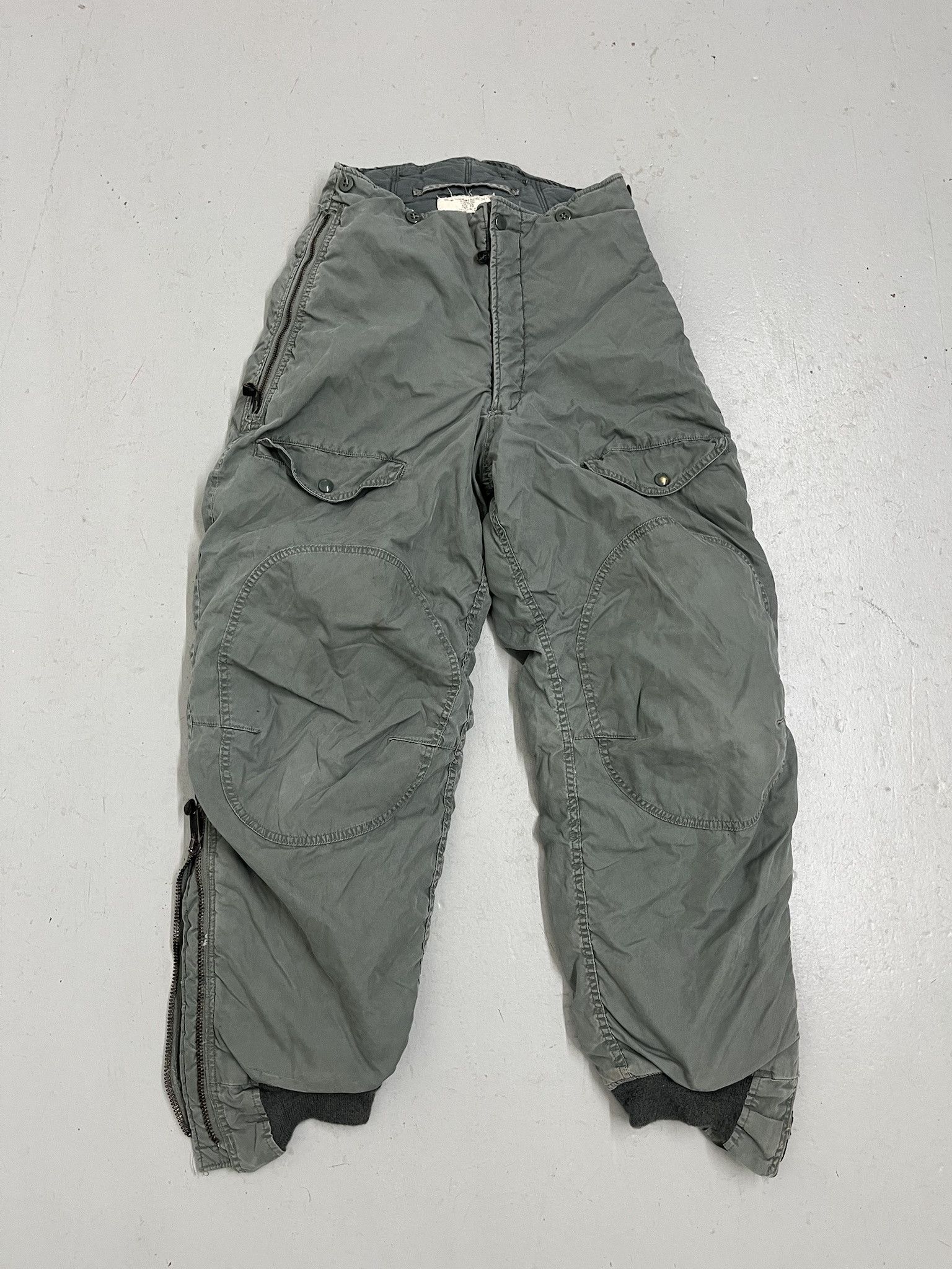 Vintage 1980s Military Cold Weather Heavy Snow Pants Size 28
