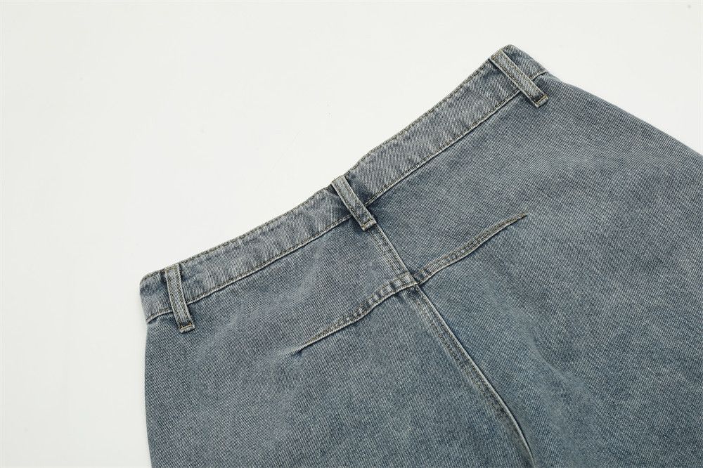 Japanese Brand × Vintage Men's high street trend washed straight cargo denim shorts Size US 32 / EU 48 - 5 Thumbnail