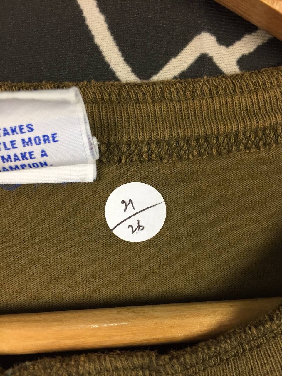 Champion Vtg Champion Athletic Apparel Olive Green Henley Tee Size US L / EU 52-54 / 3 - 15 Thumbnail