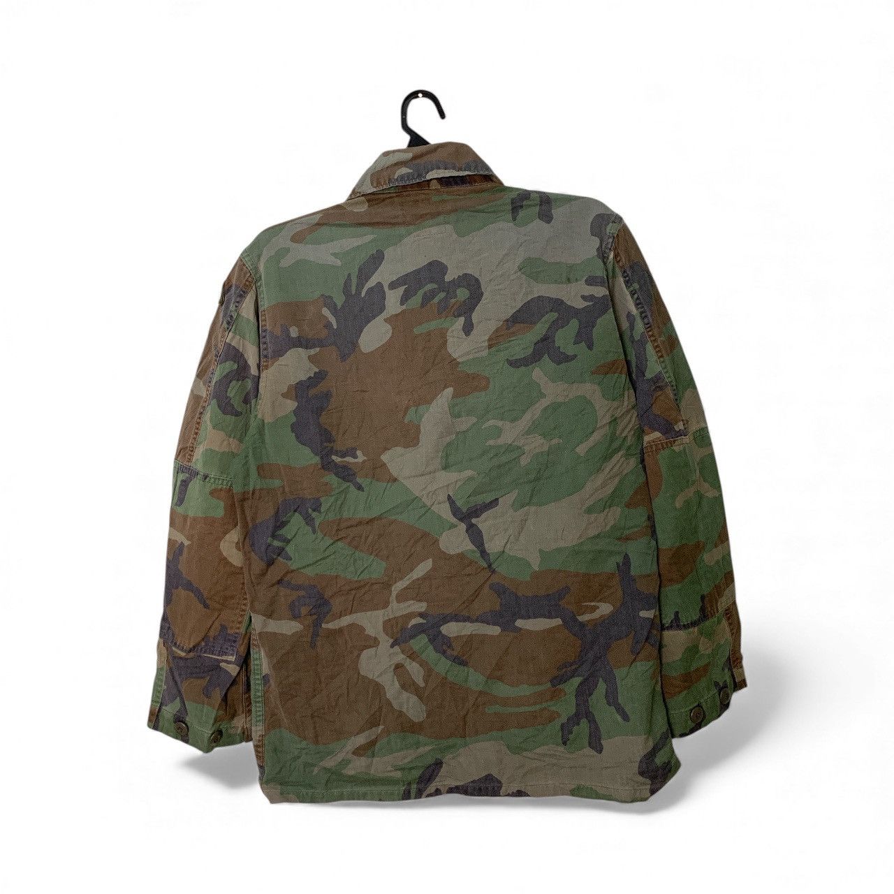 Other Rare Design Vintage U.S. Army (BDU) Woodland Camo Shirt Size L / US 10 / IT 46 - 2 Thumbnail