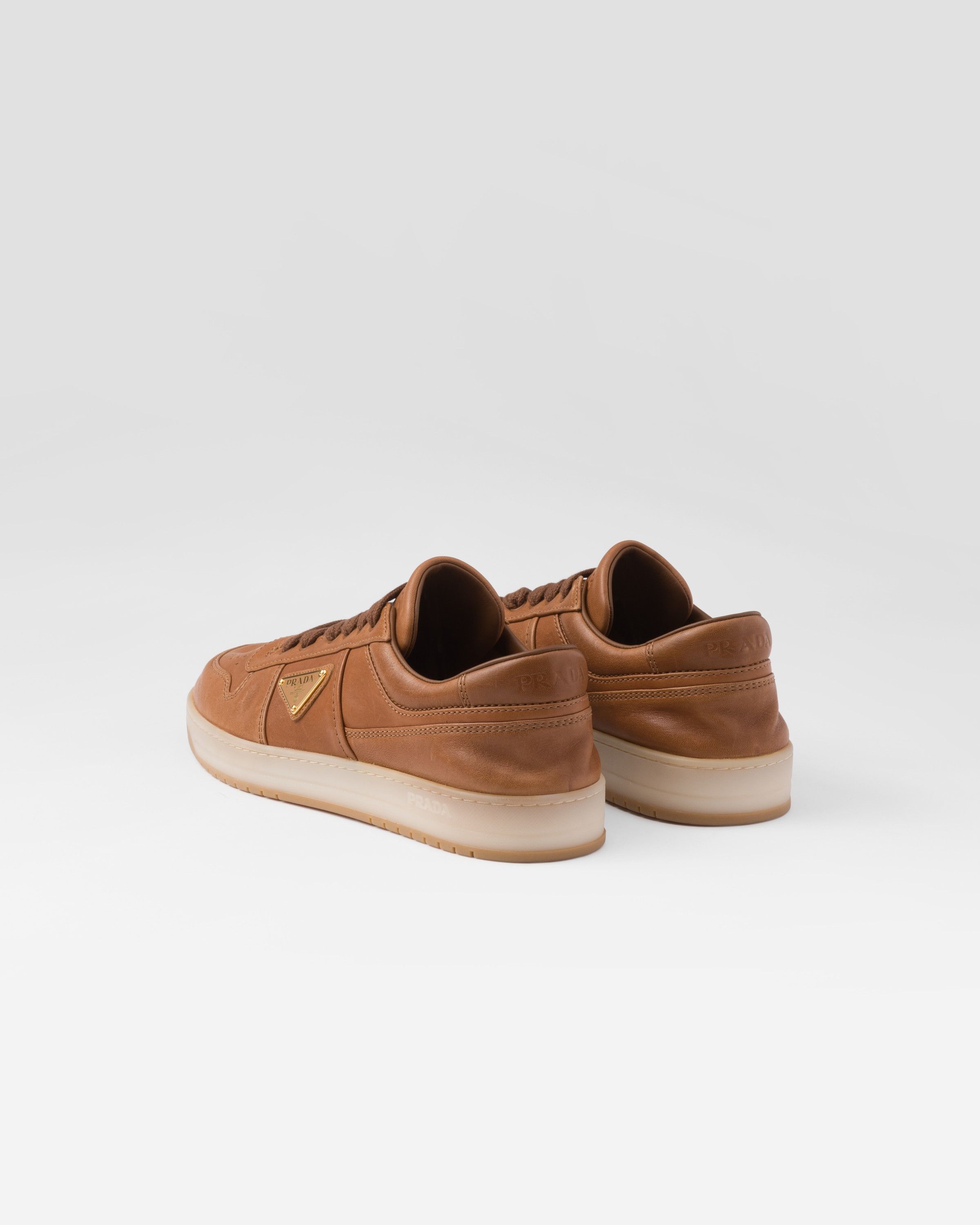 Prada o1mt1gz0325 Downtown Nappa Sneakers in Brown Size US 10.5 / EU 43-44 - 5 Thumbnail