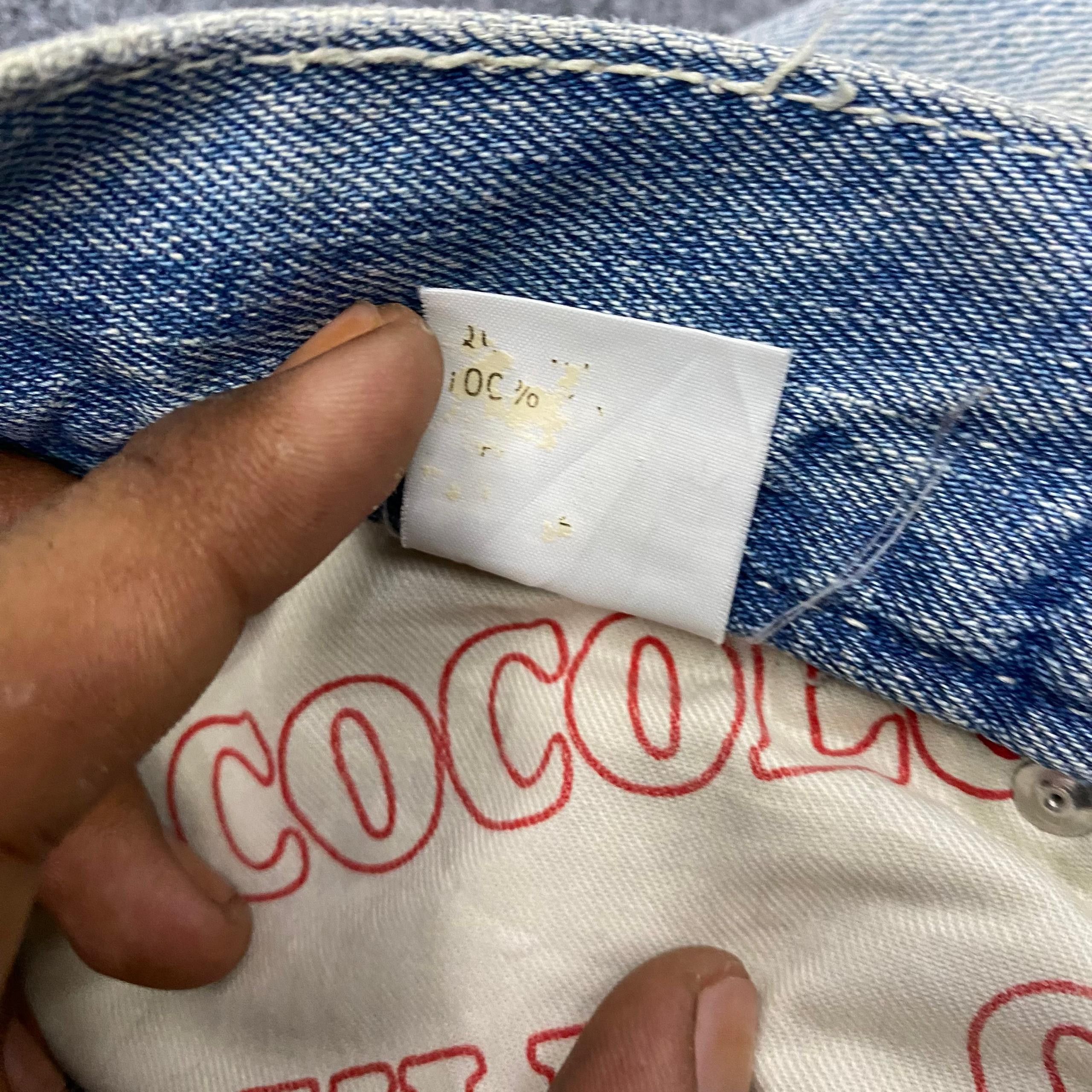If Six Was Nine 💥Best Offer💥Vintage Cocolulu Men Distressed Denim Size US 34 / EU 50 - 15 Thumbnail