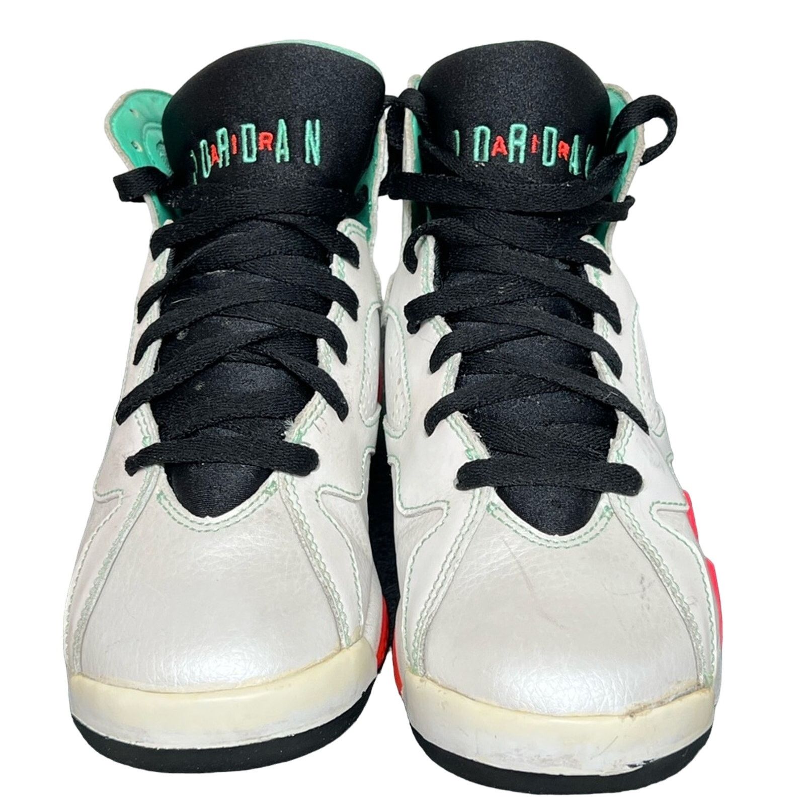 Jordan Brand Nike Air Jordan Retro VII Pearl Infrared Womens 7.5 Size 6Y Size US 7.5 / IT 37.5 - 3 Thumbnail
