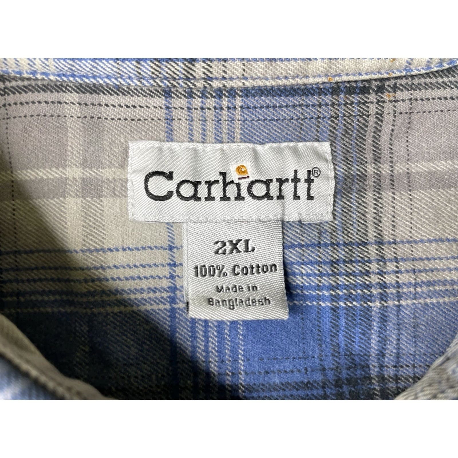 Carhartt Carhartt Heavyweight Flannel Long Sleeve Plaid Mens Shirt 2XL Regular Multicolor 80s 90s Outdoor American Button-Up Shirt Size US XXL / EU 58 / 5 - 3 Thumbnail