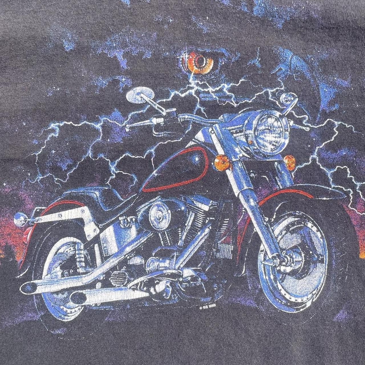 Other Vintage Wash Y2K Motorcycle Boxy Graphic Tee Size US L / EU 52-54 / 3 - 2 Thumbnail